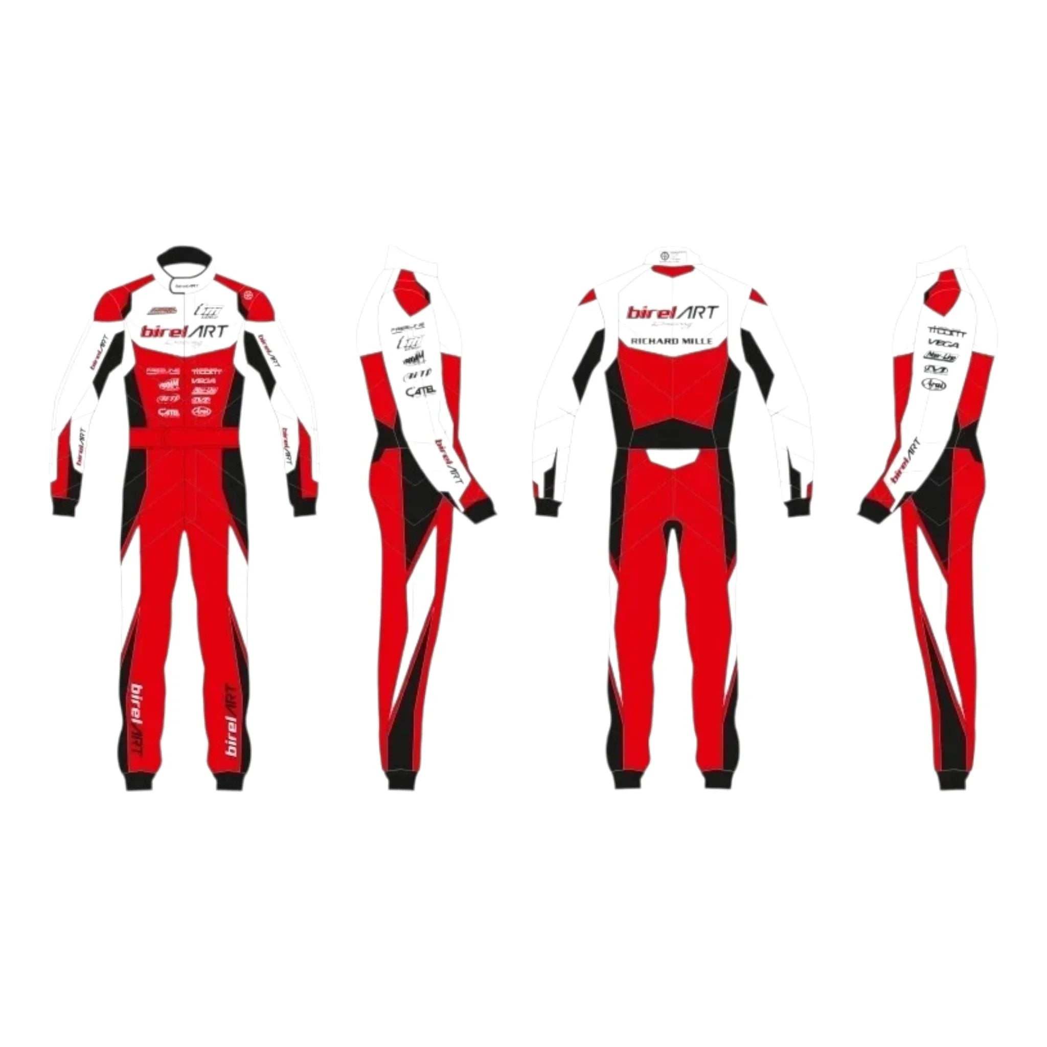 2022 Birel ART Go Kart Racing Suit detail view 4 - Grand Flex Racewear