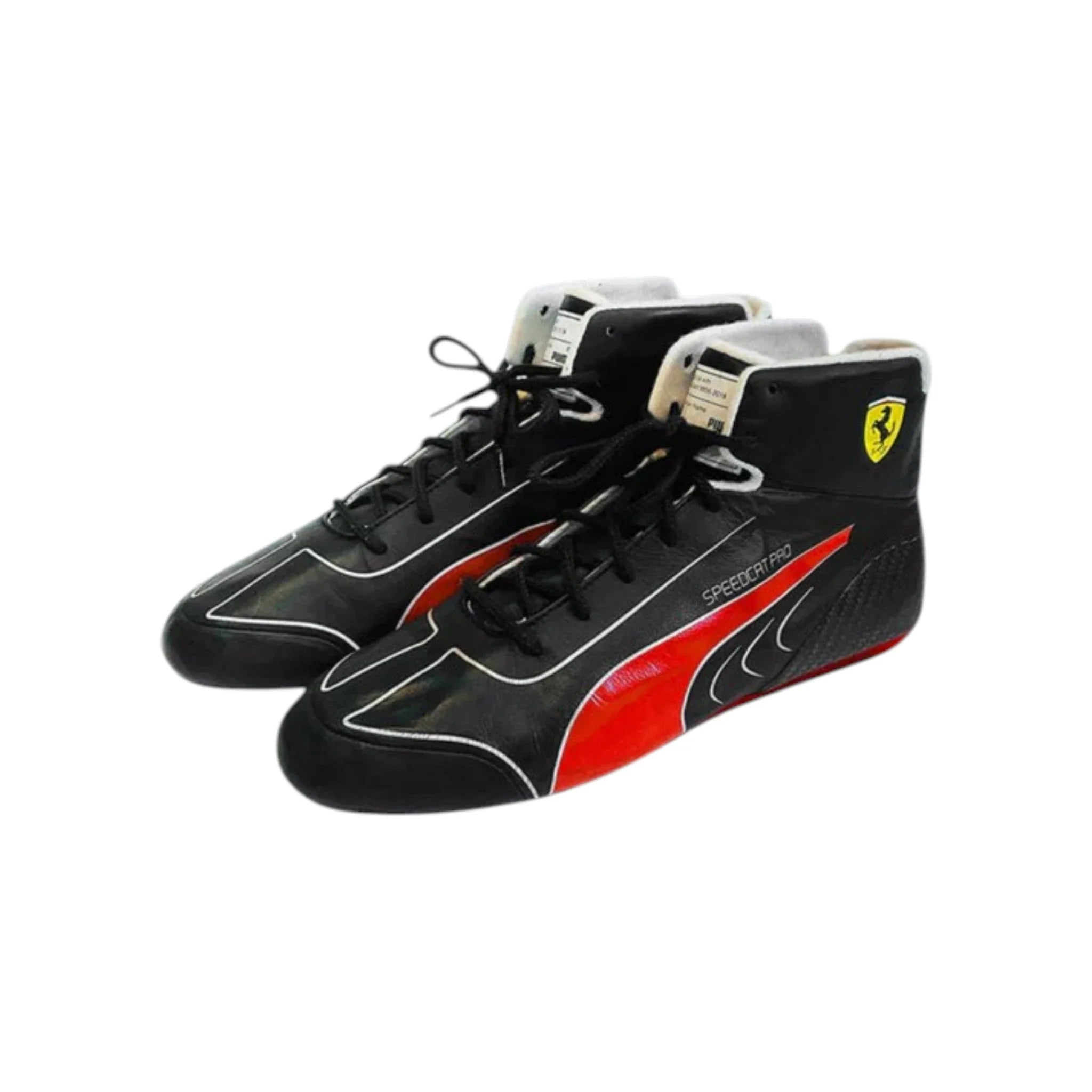 2022 Ferrari F1 Racing Shoes (Black) product view - Grand Flex Racewear