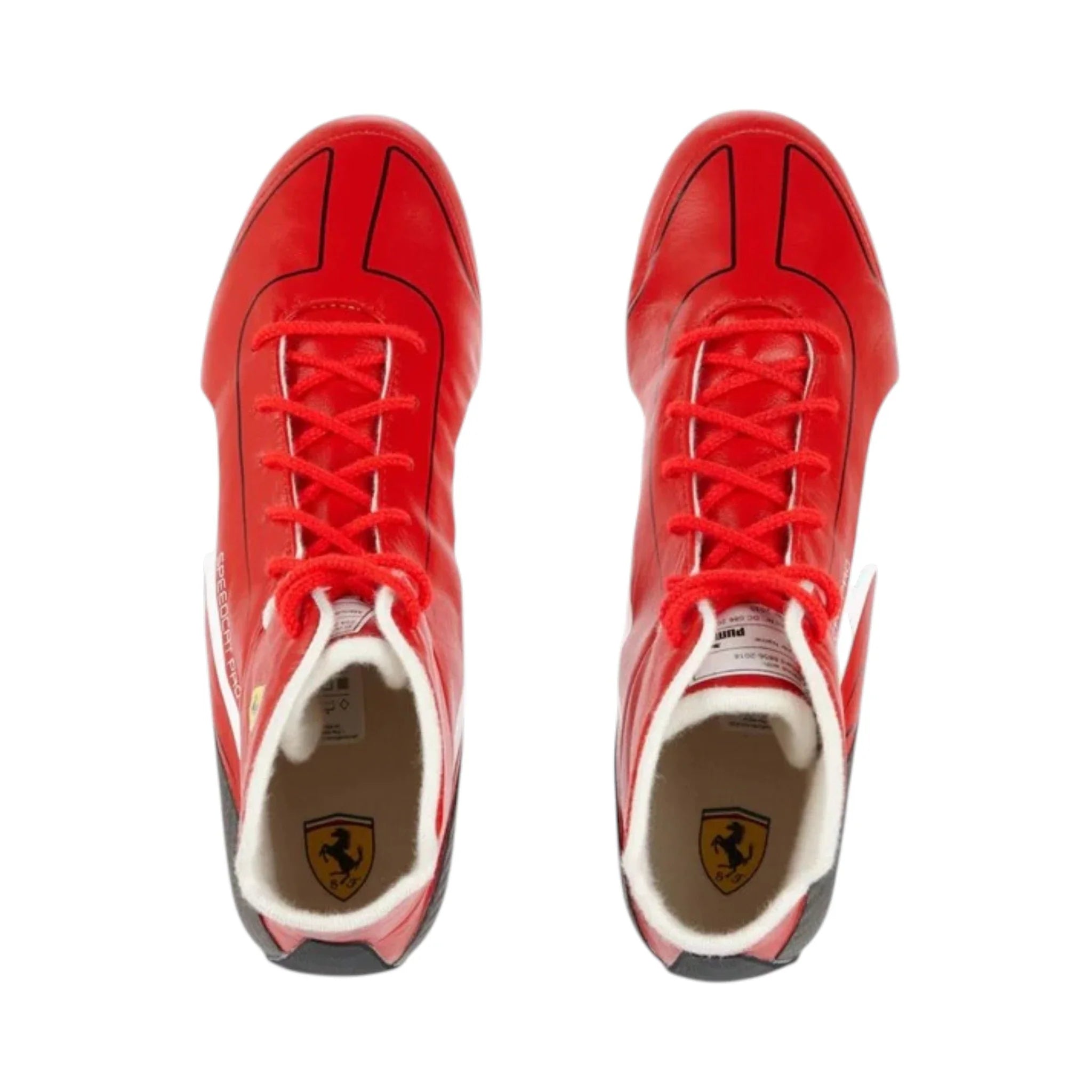 2022 Ferrari F1 Racing Shoes (Red) detail view 2 - Grand Flex Racewear