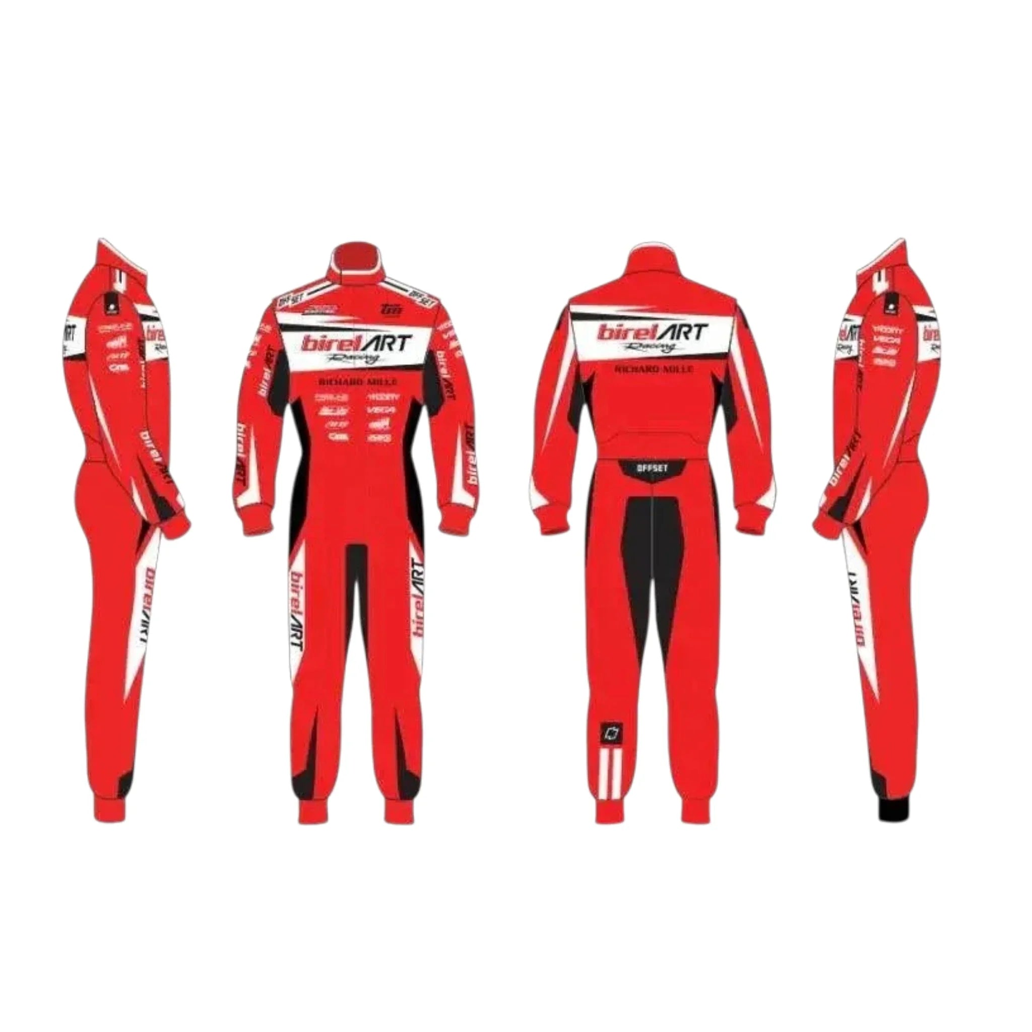 2023 Birel Art Go Kart Racing Suit detail view 5 - Grand Flex Racewear