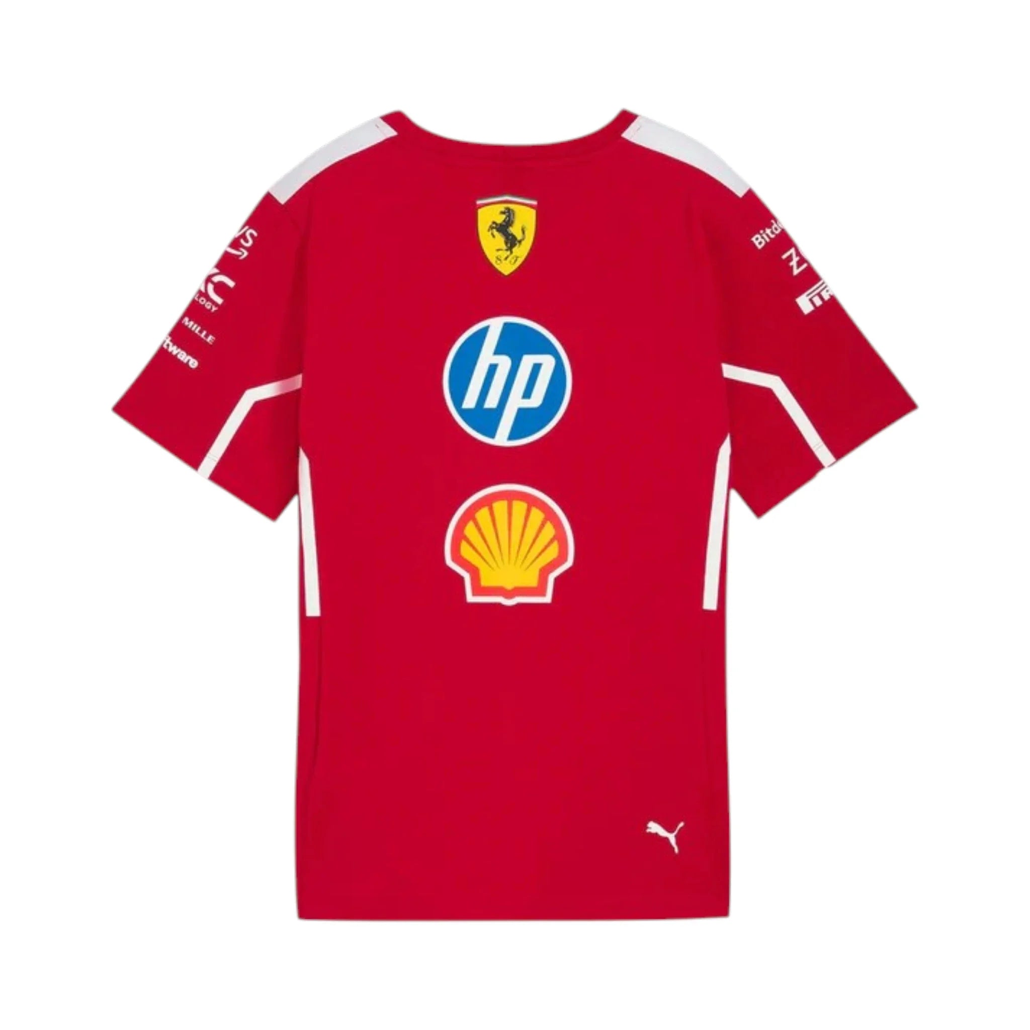 2025 Ferrari Team Edition F1 Racing T-Shirt detail view 2 - Grand Flex Racewear