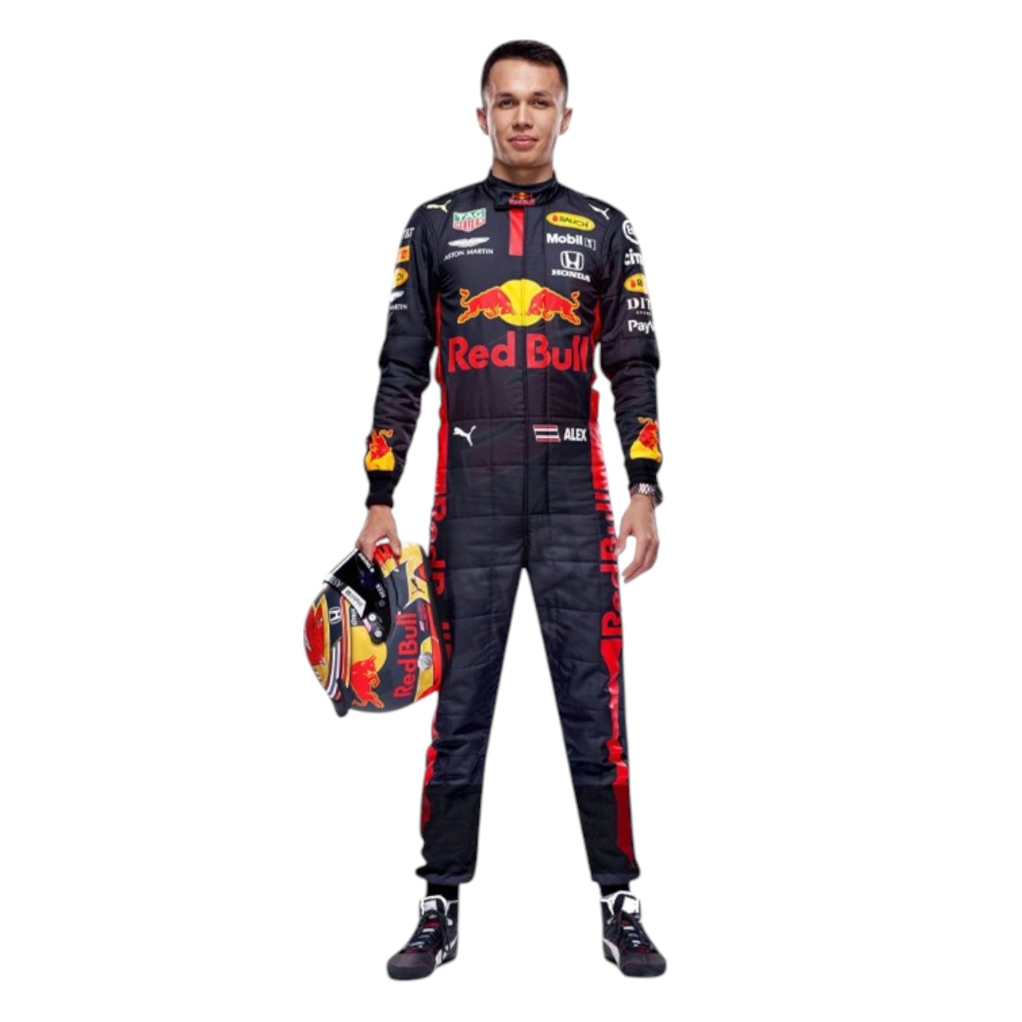 Alexander Albon 2020 Red Bull F1 Race Suit product view - Grand Flex Racewear