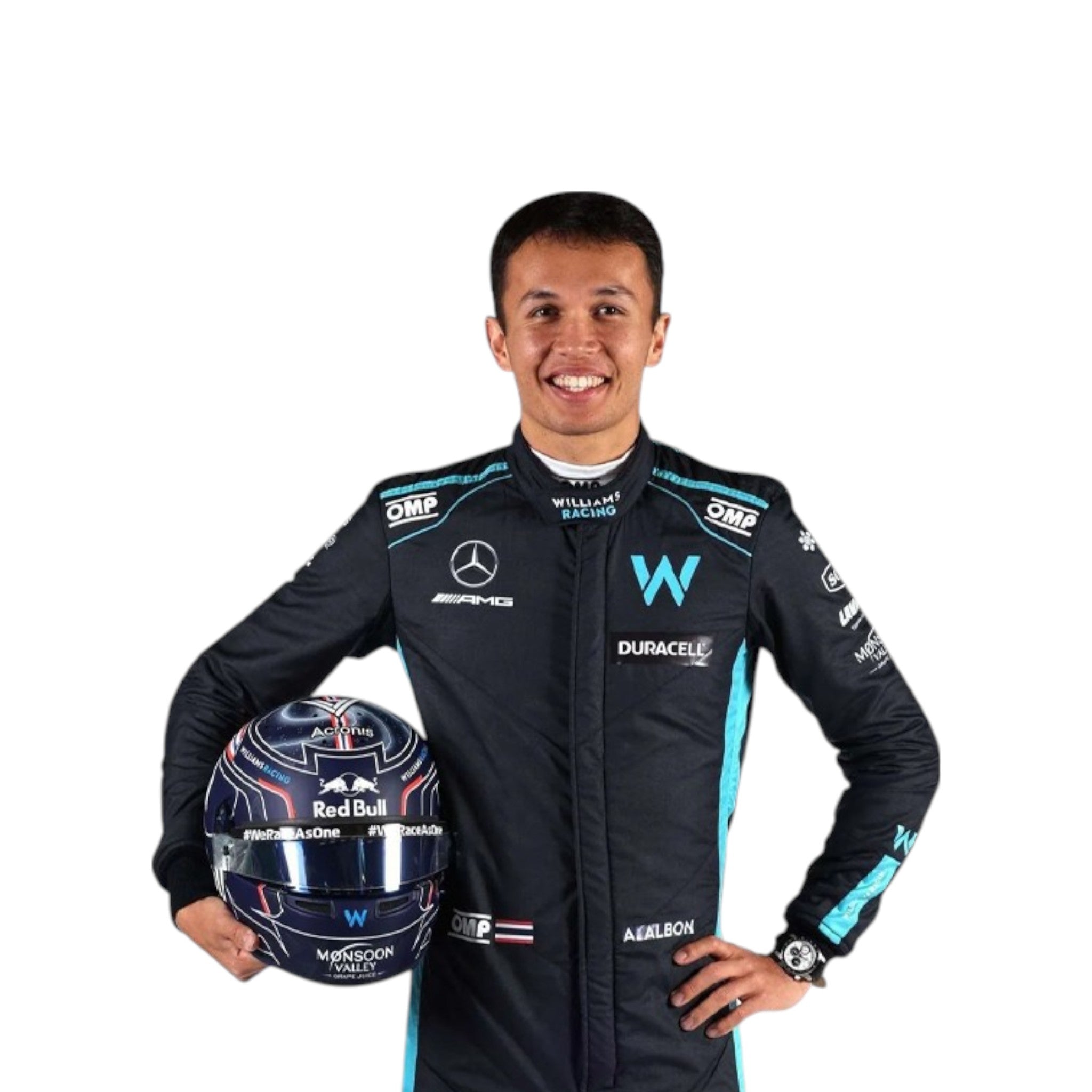 Alexander Albon 2022 Williams F1 Race Suit product view - Grand Flex Racewear