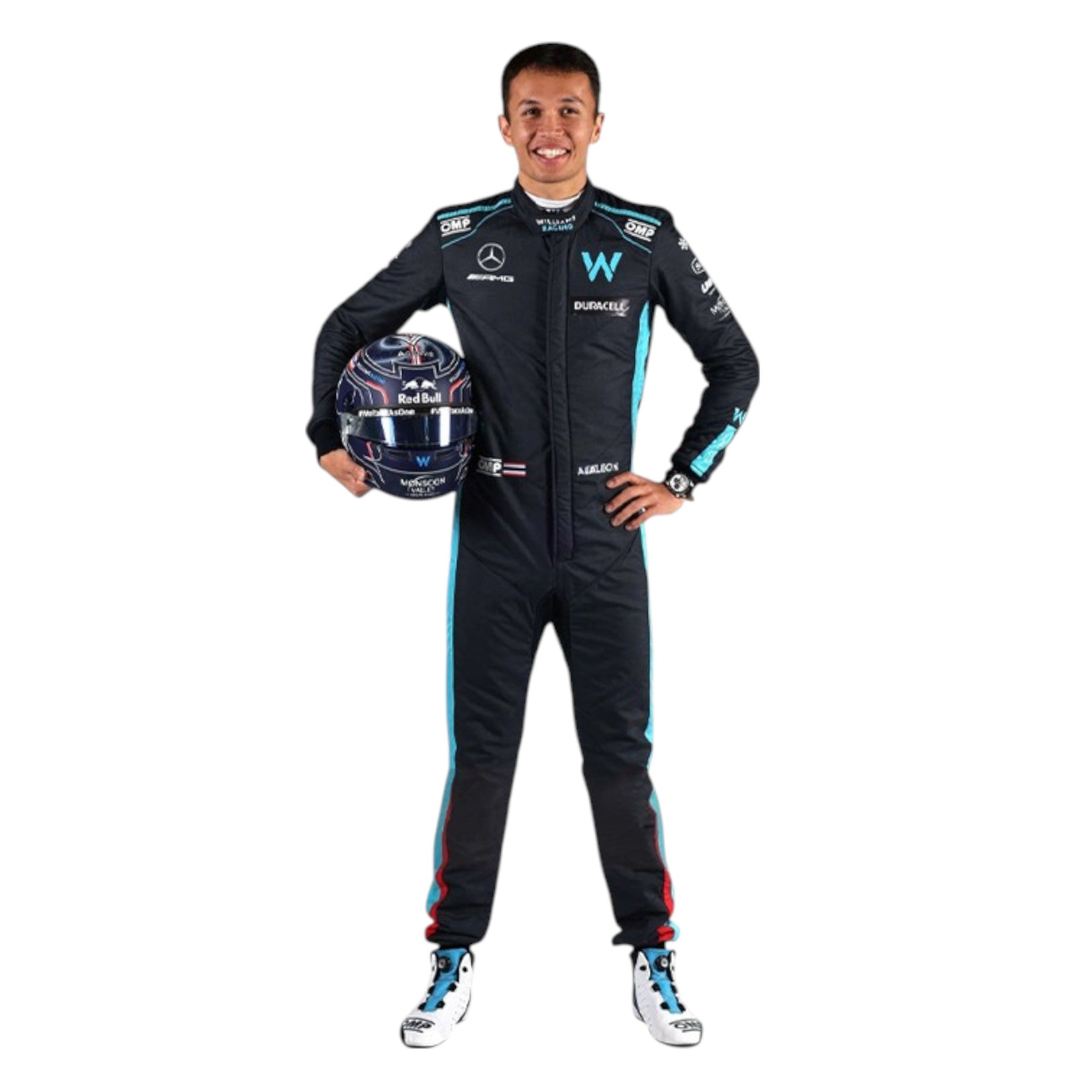 Alexander Albon 2022 Williams F1 Race Suit detail view 2 - Grand Flex Racewear