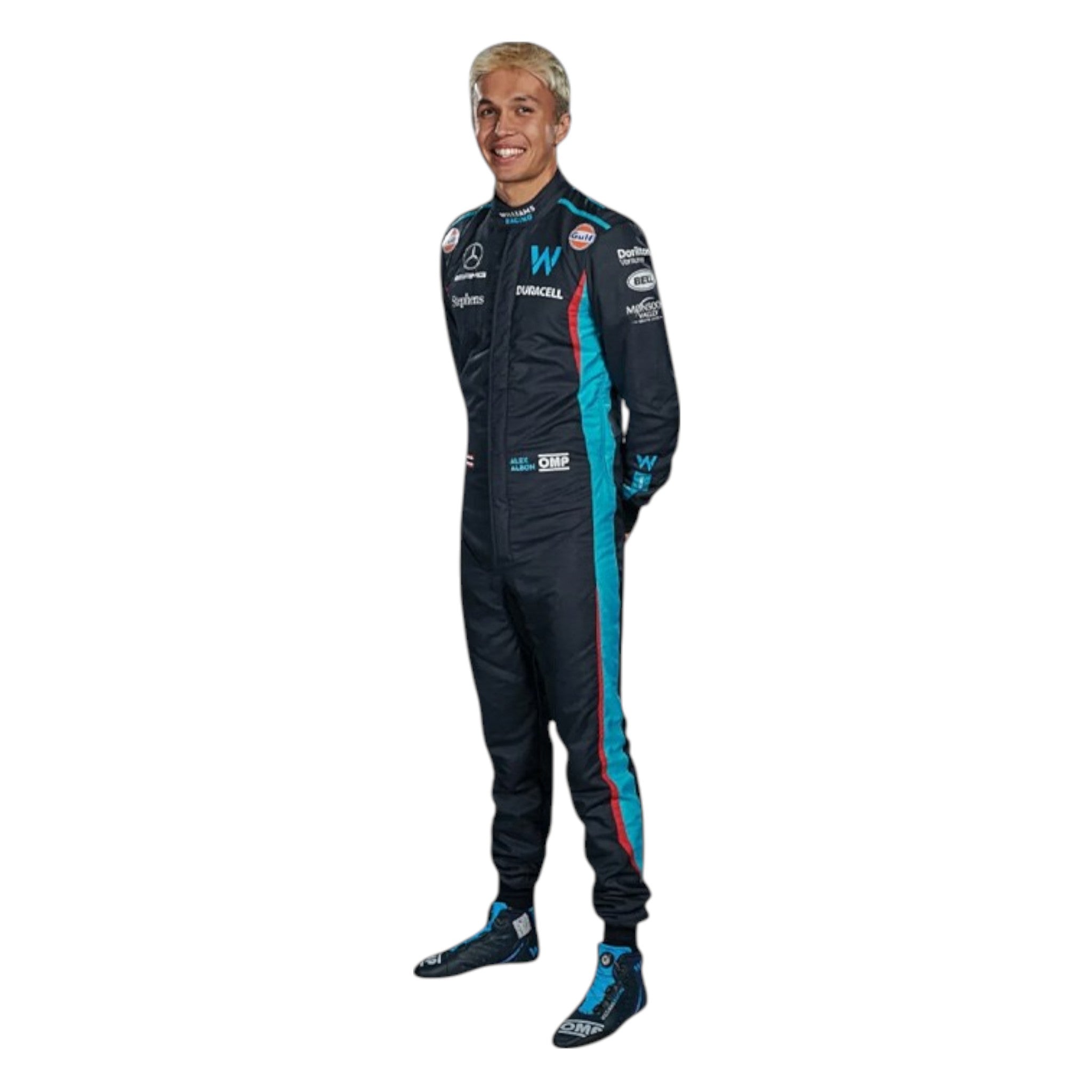 Alexander Albon 2023 Williams F1 Race Suit detail view 2 - Grand Flex Racewear