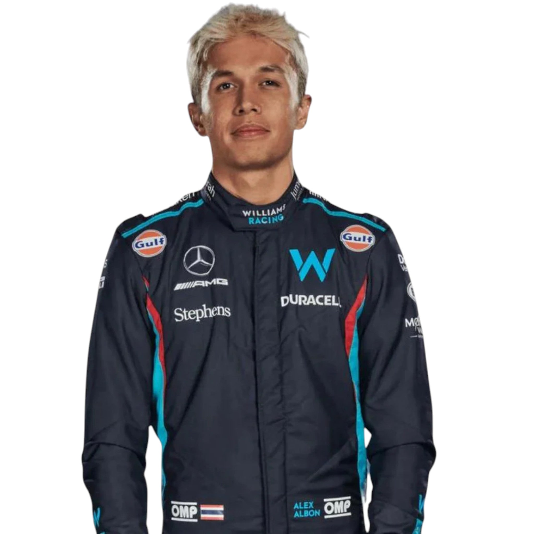 Alexander Albon 2023 Williams F1 Race Suit detail view 3 - Grand Flex Racewear
