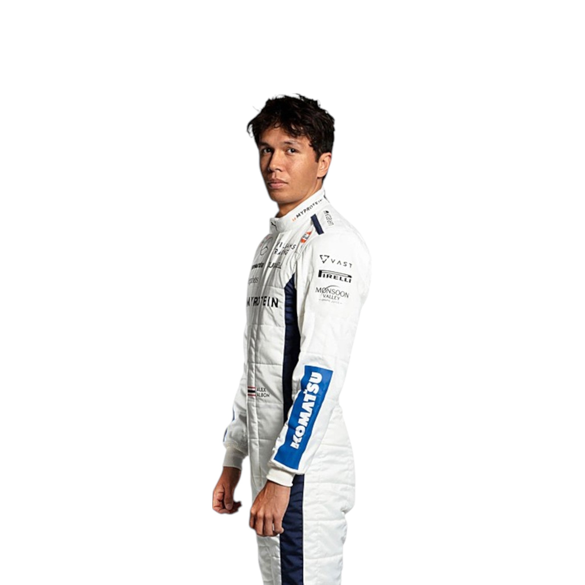 Alexander Albon 2024 Williams F1 Race Suit detail view 2 - Grand Flex Racewear