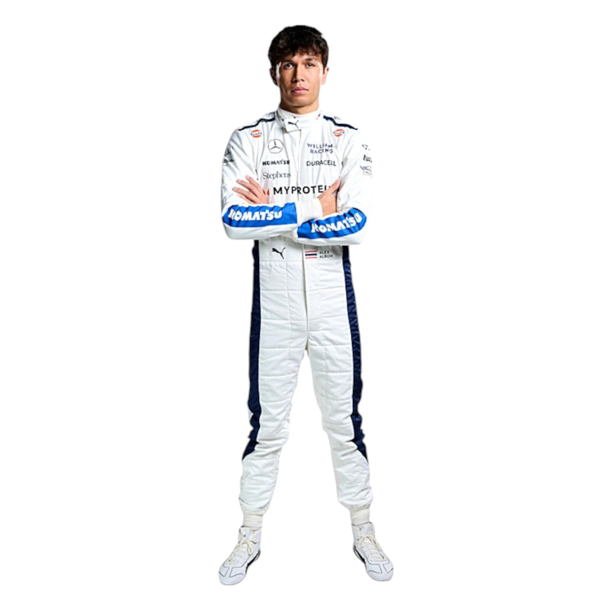 Alexander Albon 2024 Williams F1 Race Suit detail view 3 - Grand Flex Racewear