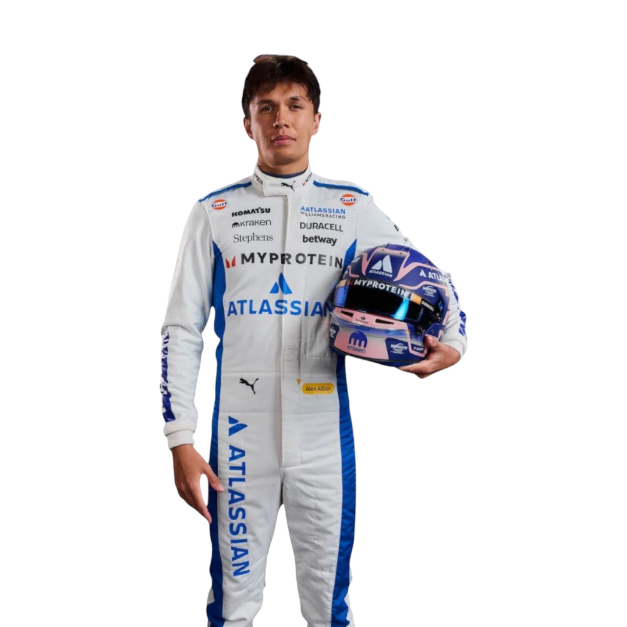 Alexander Albon 2025 Williams F1 Race Suit detail view 4 - Grand Flex Racewear