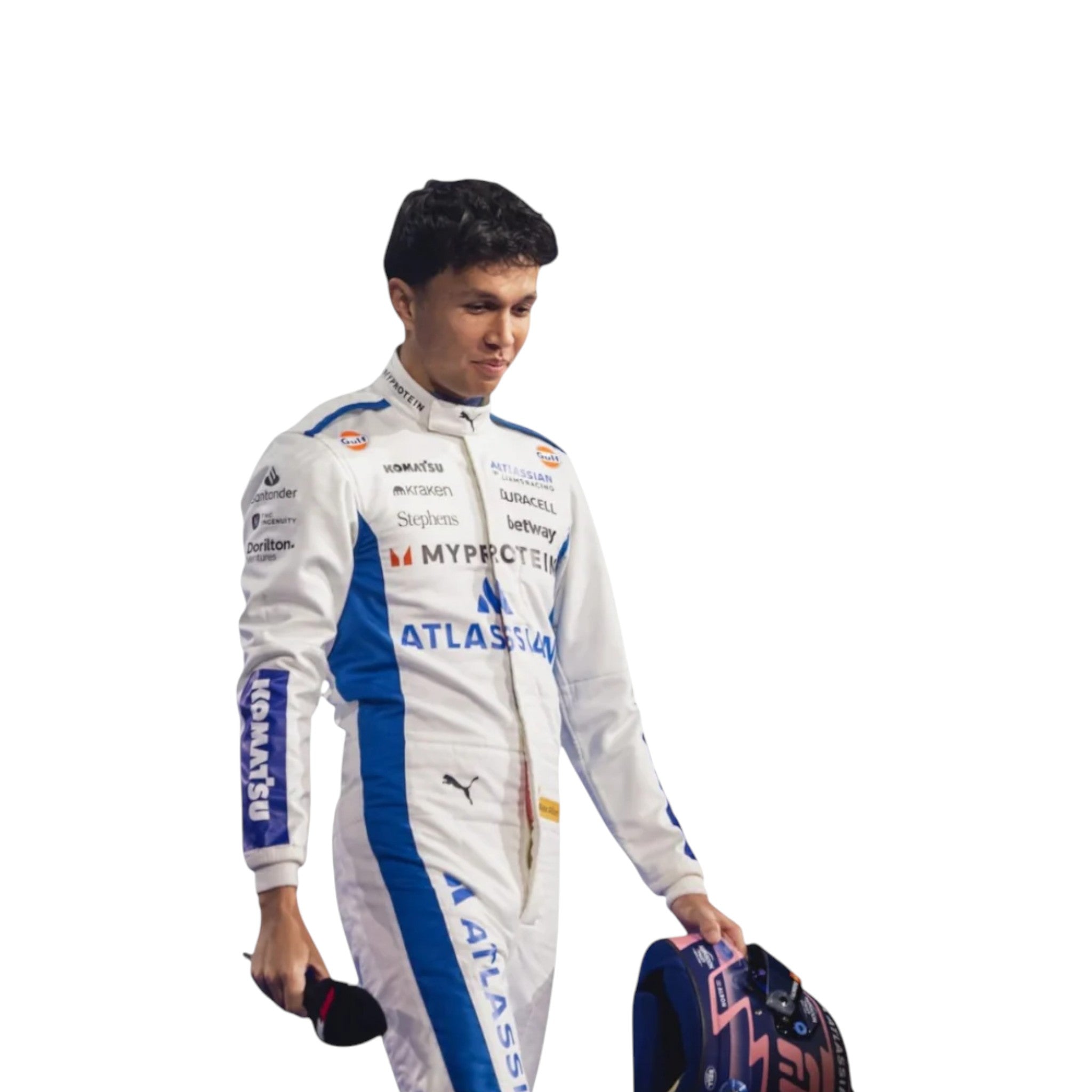 Alexander Albon 2025 Williams F1 Race Suit detail view 5 - Grand Flex Racewear