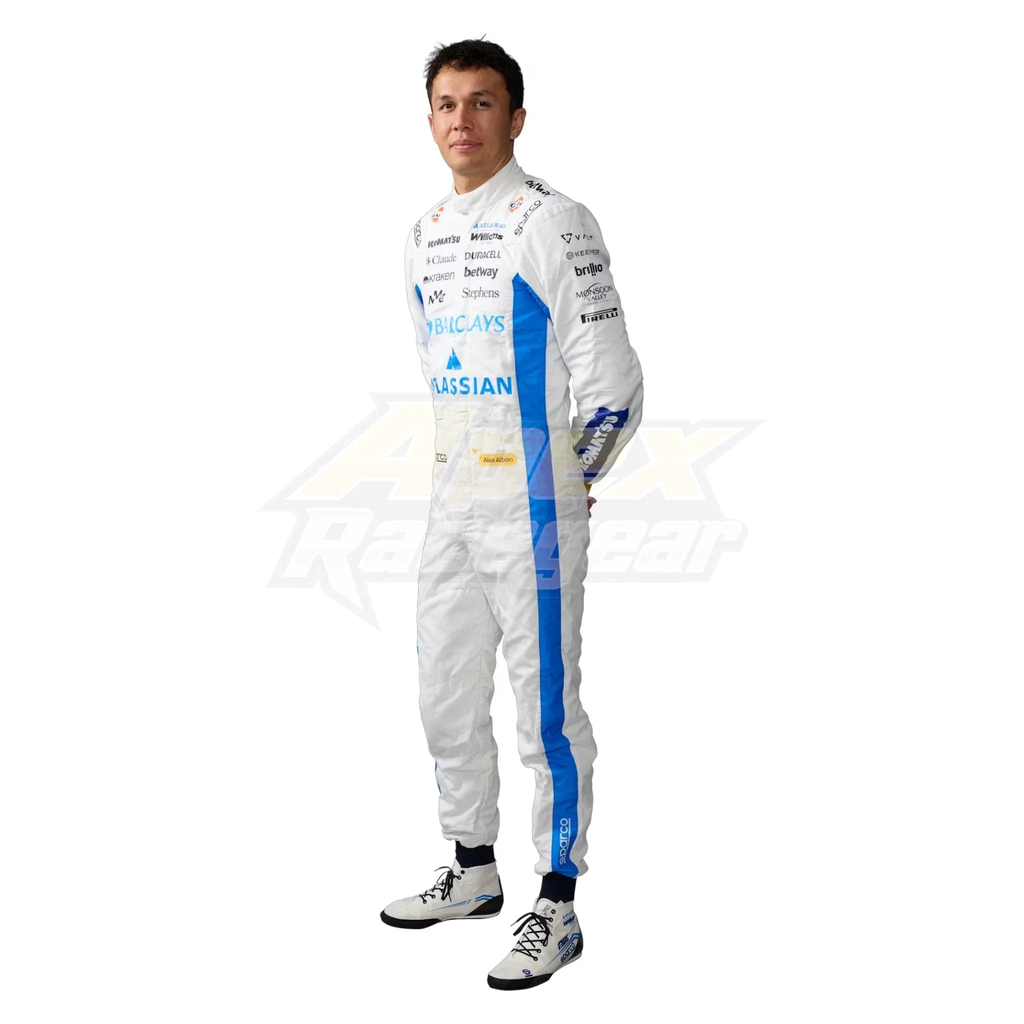 Alexander Albon 2026 Williams F1 Race Suit product view - Grand Flex Racewear