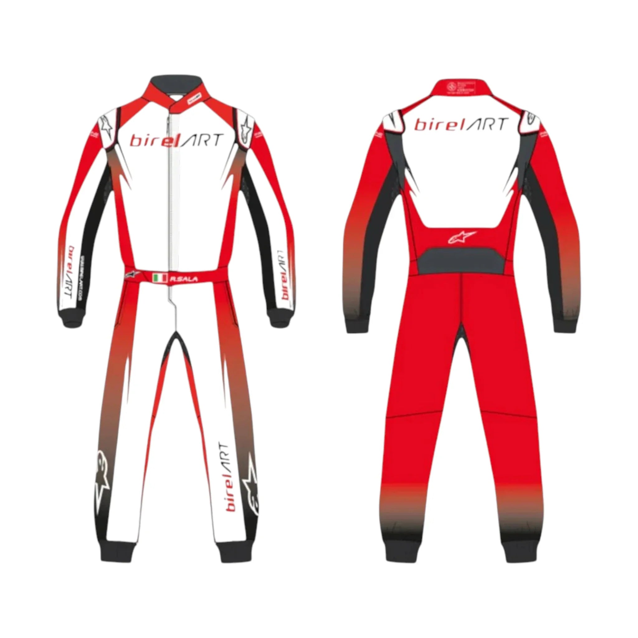 Alpinestars Birel ART Go Kart Racing Suit detail view 3 - Grand Flex Racewear