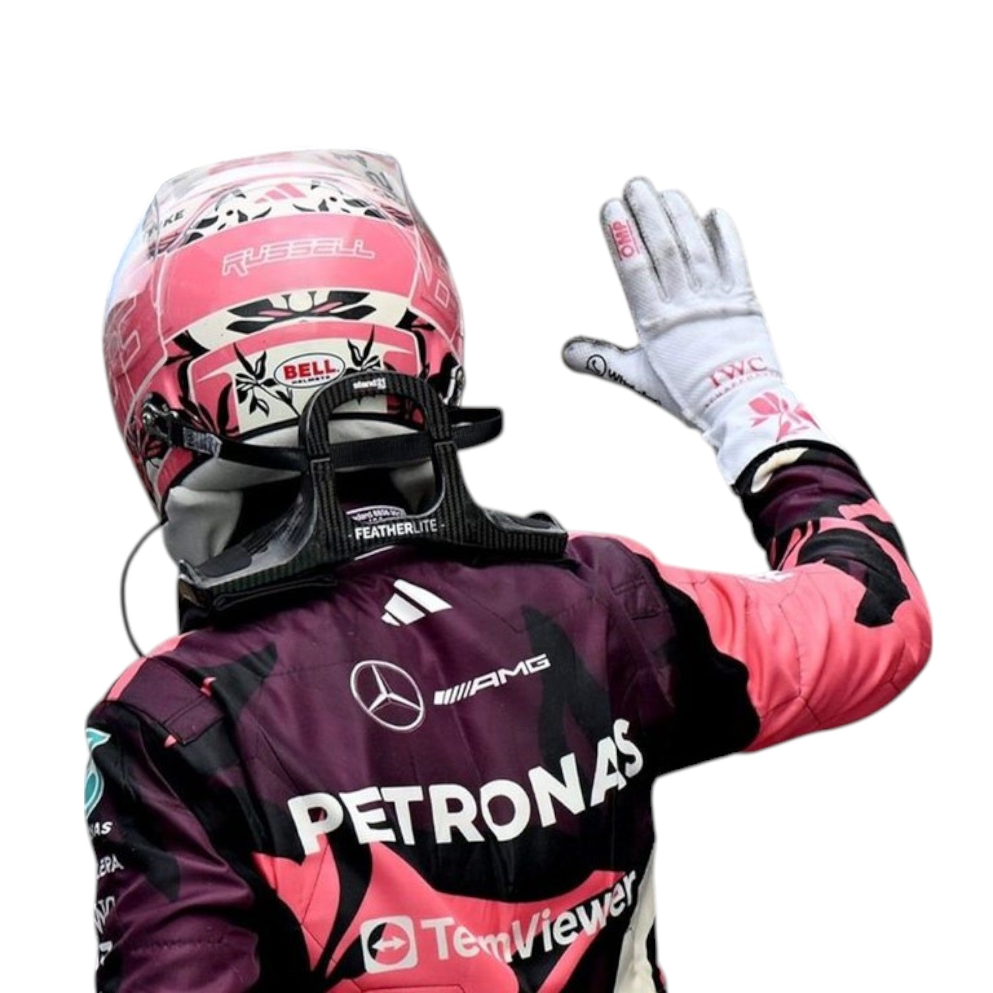 Andrea Kimi Antonelli 2025 Mercedes-AMG Petronas Miami GP F1 Race Suit detail view 3 - Grand Flex Racewear