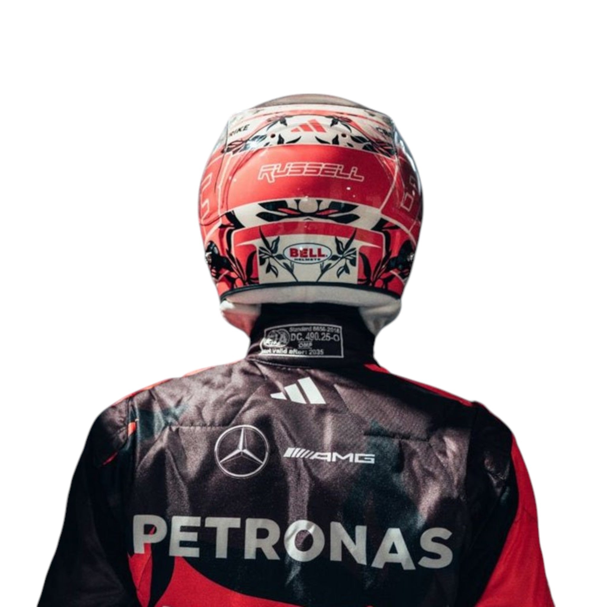 Andrea Kimi Antonelli 2025 Mercedes-AMG Petronas Miami GP F1 Race Suit detail view 4 - Grand Flex Racewear