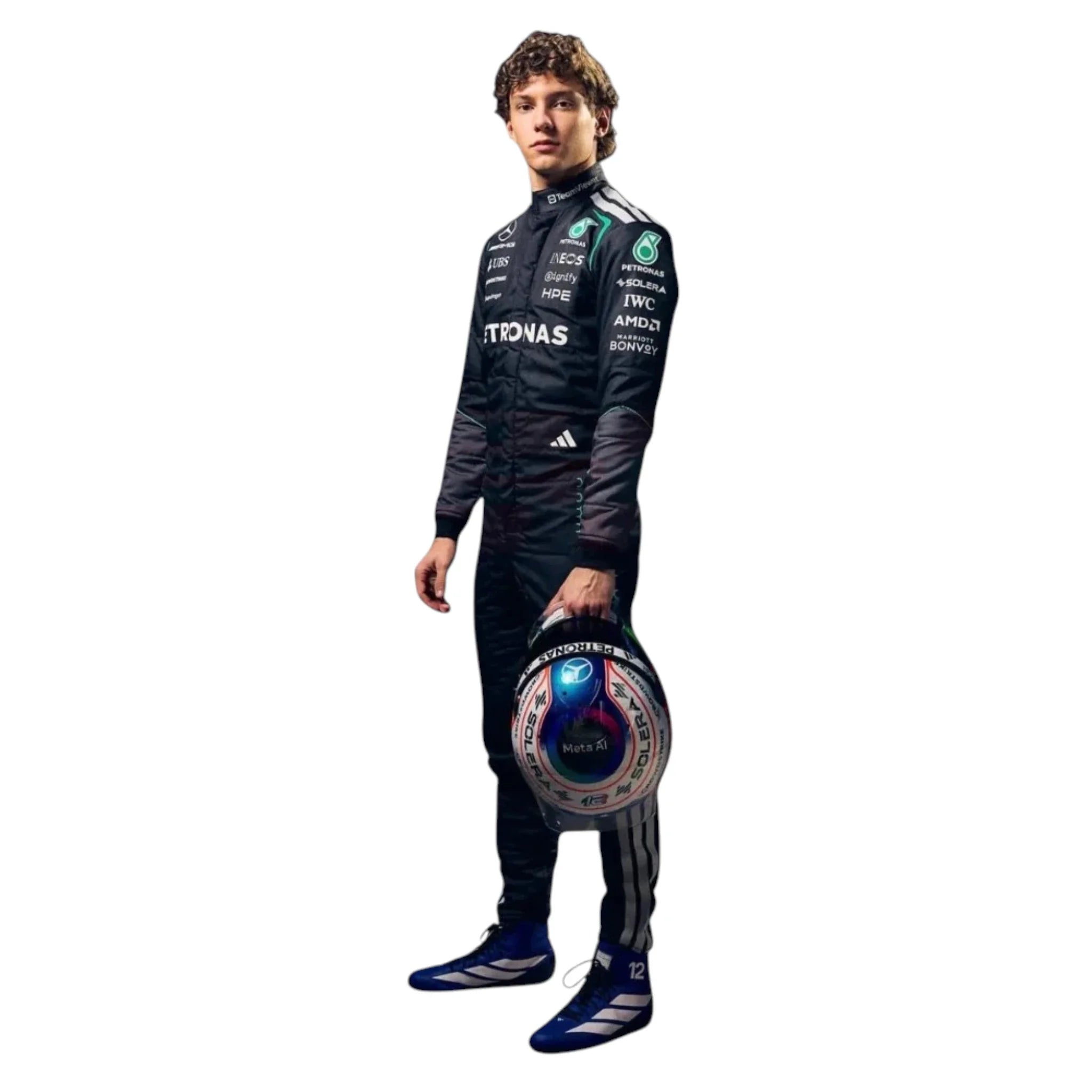 Andrea Kimi Antonelli 2026 Mercedes-AMG Petronas F1 Race Suit detail view 4 - Grand Flex Racewear