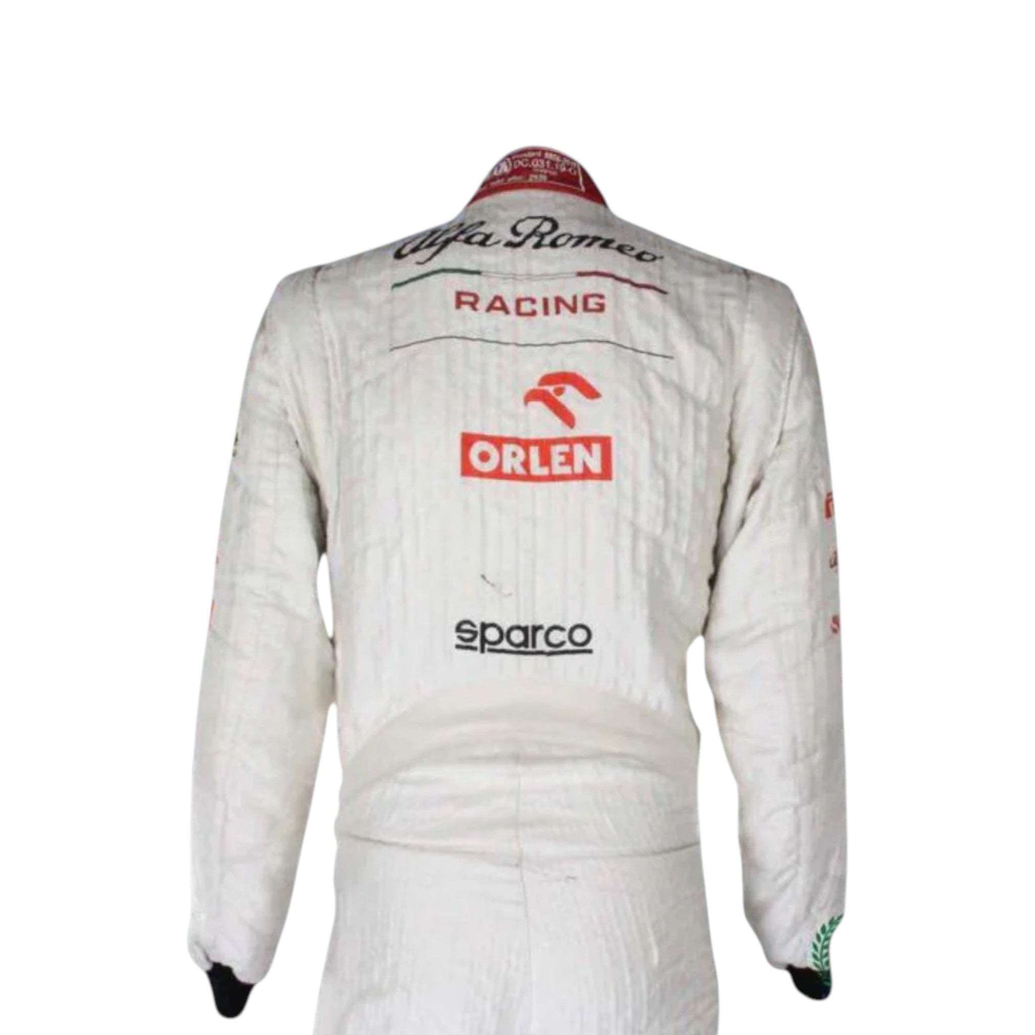 Antonio Giovinazzi 2020 Alfa Romeo F1 Race Suit detail view 4 - Grand Flex Racewear
