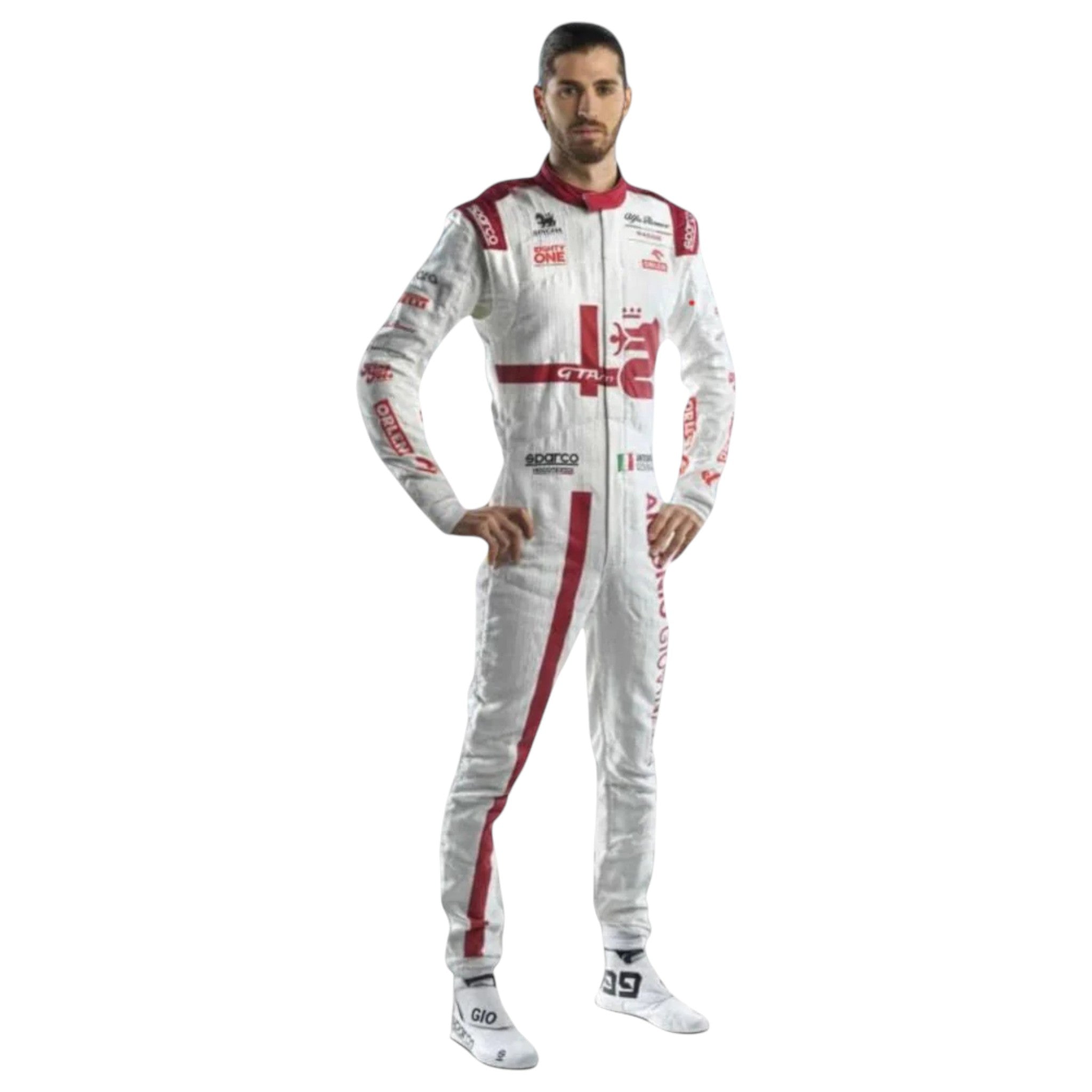 Antonio Giovinazzi 2021 Alfa Romeo F1 Race Suit detail view 2 - Grand Flex Racewear