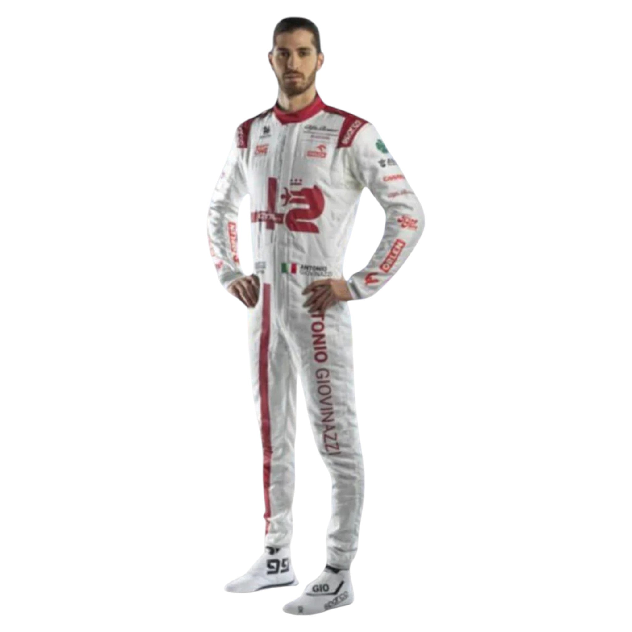 Antonio Giovinazzi 2021 Alfa Romeo F1 Race Suit detail view 3 - Grand Flex Racewear