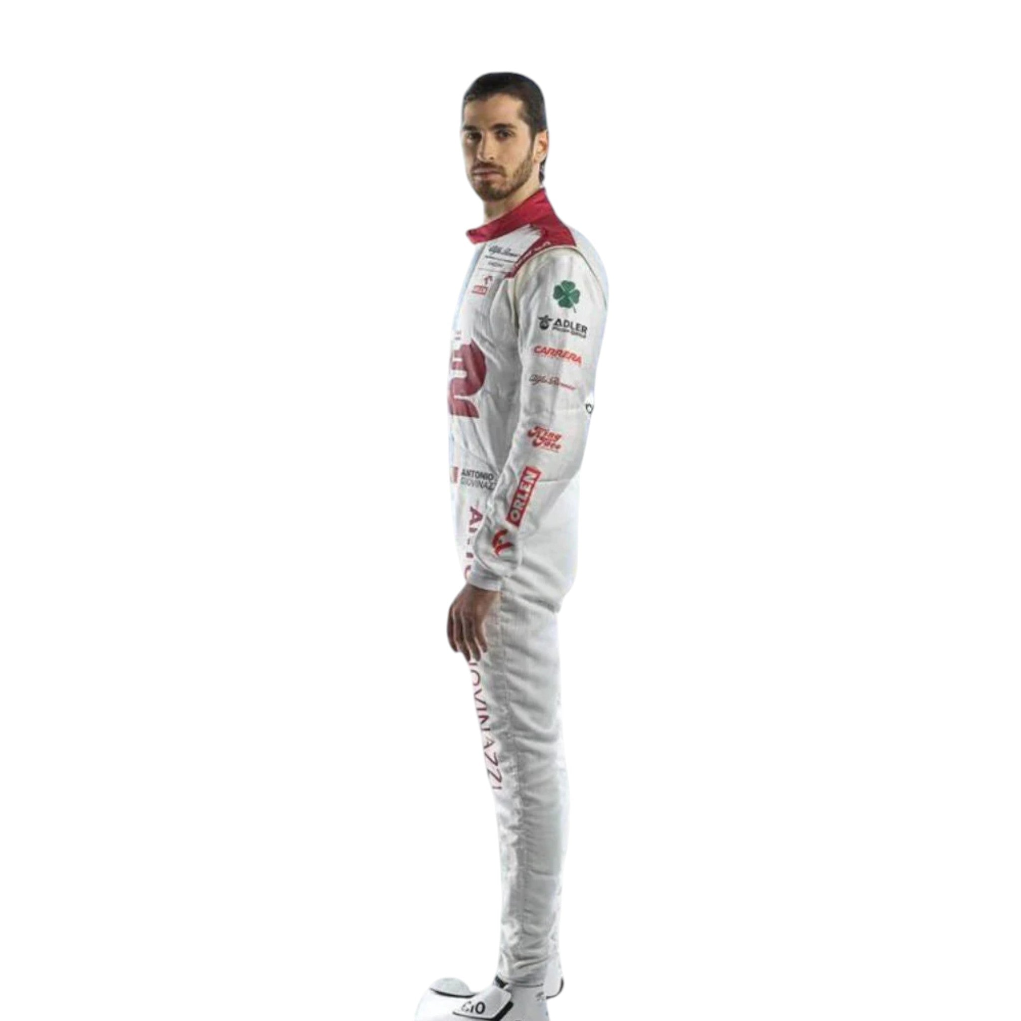 Antonio Giovinazzi 2021 Alfa Romeo F1 Race Suit detail view 4 - Grand Flex Racewear