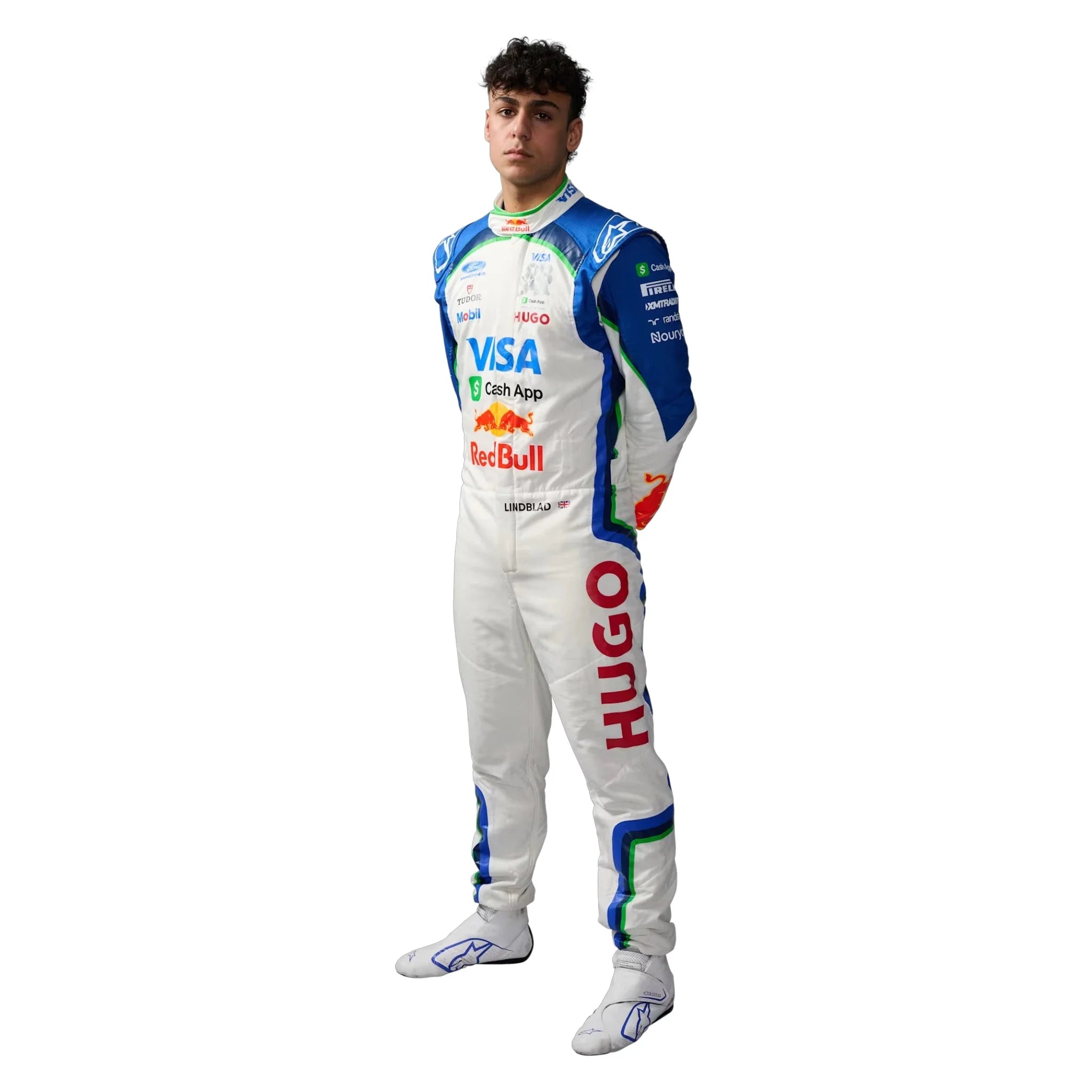 Arvid Lindblad 2026 Racing Bulls F1 Race Suit product view - Grand Flex Racewear