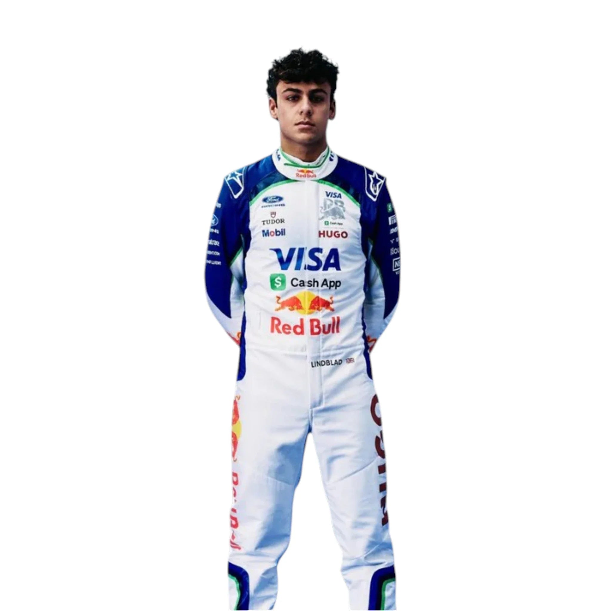 Arvid Lindblad 2026 Racing Bulls F1 Race Suit detail view 2 - Grand Flex Racewear