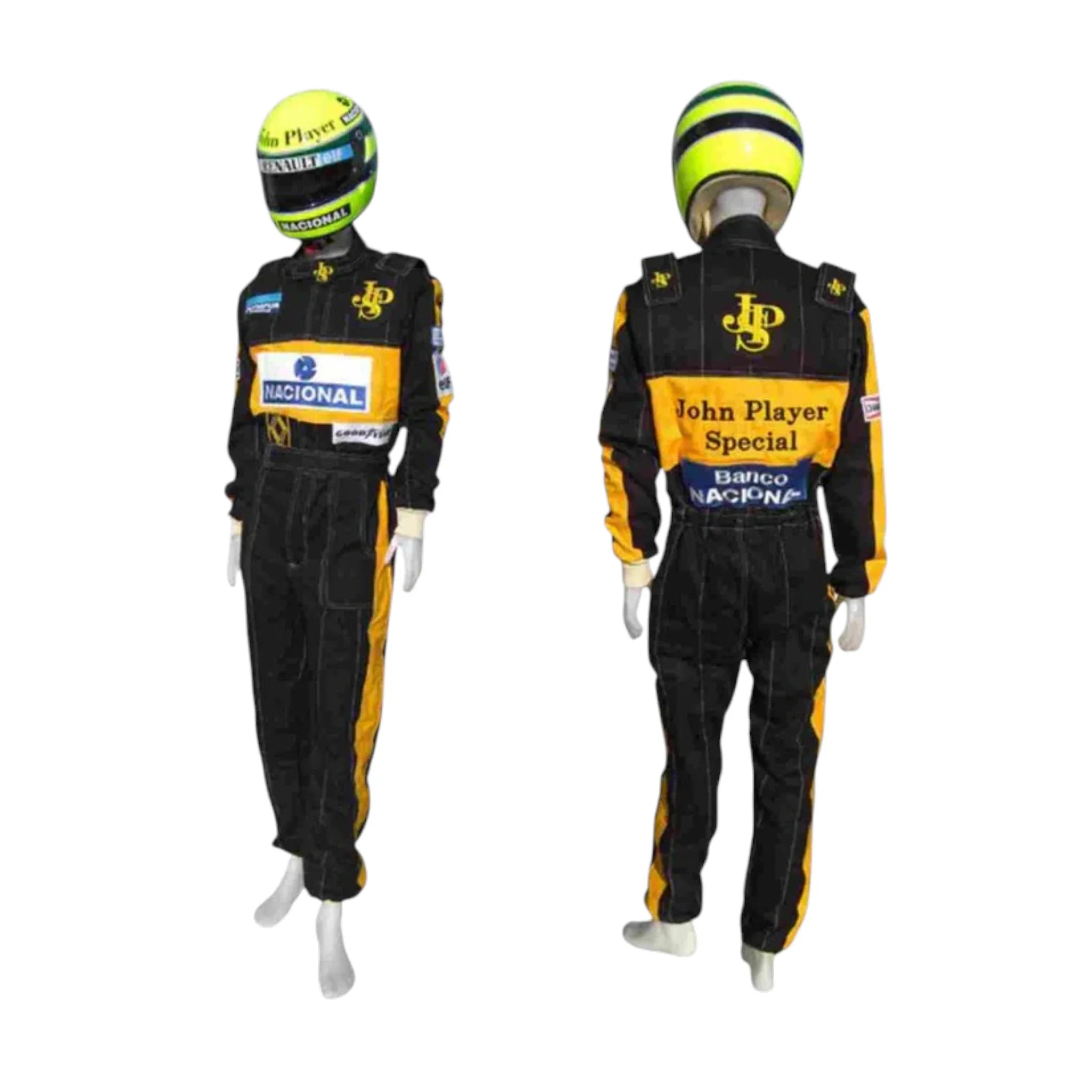 Ayrton Senna 1985 Lotus F1 Racing Suit detail view 3 - Grand Flex Racewear