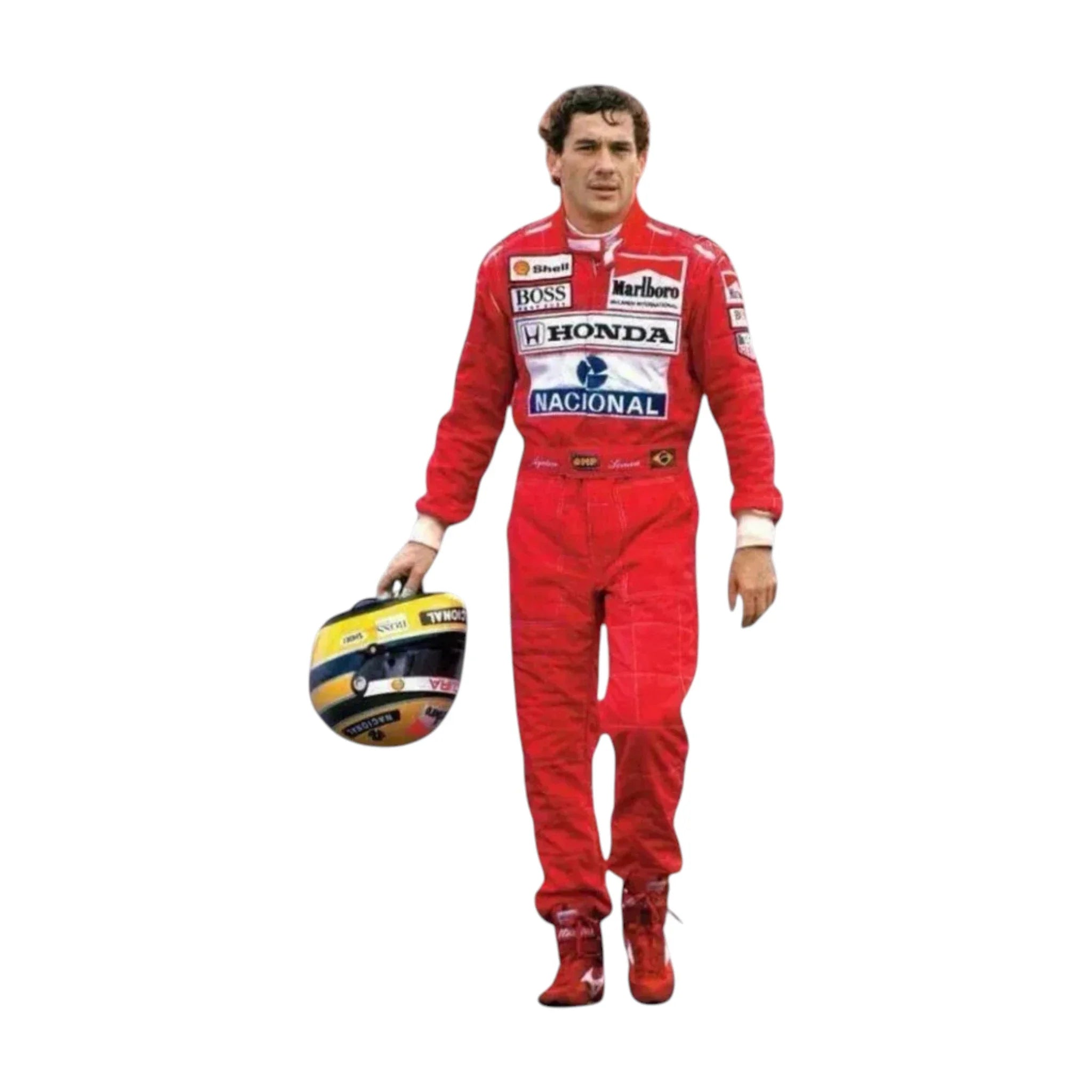 Ayrton Senna 1991 Mclaren F1 Racing Suit product view - Grand Flex Racewear