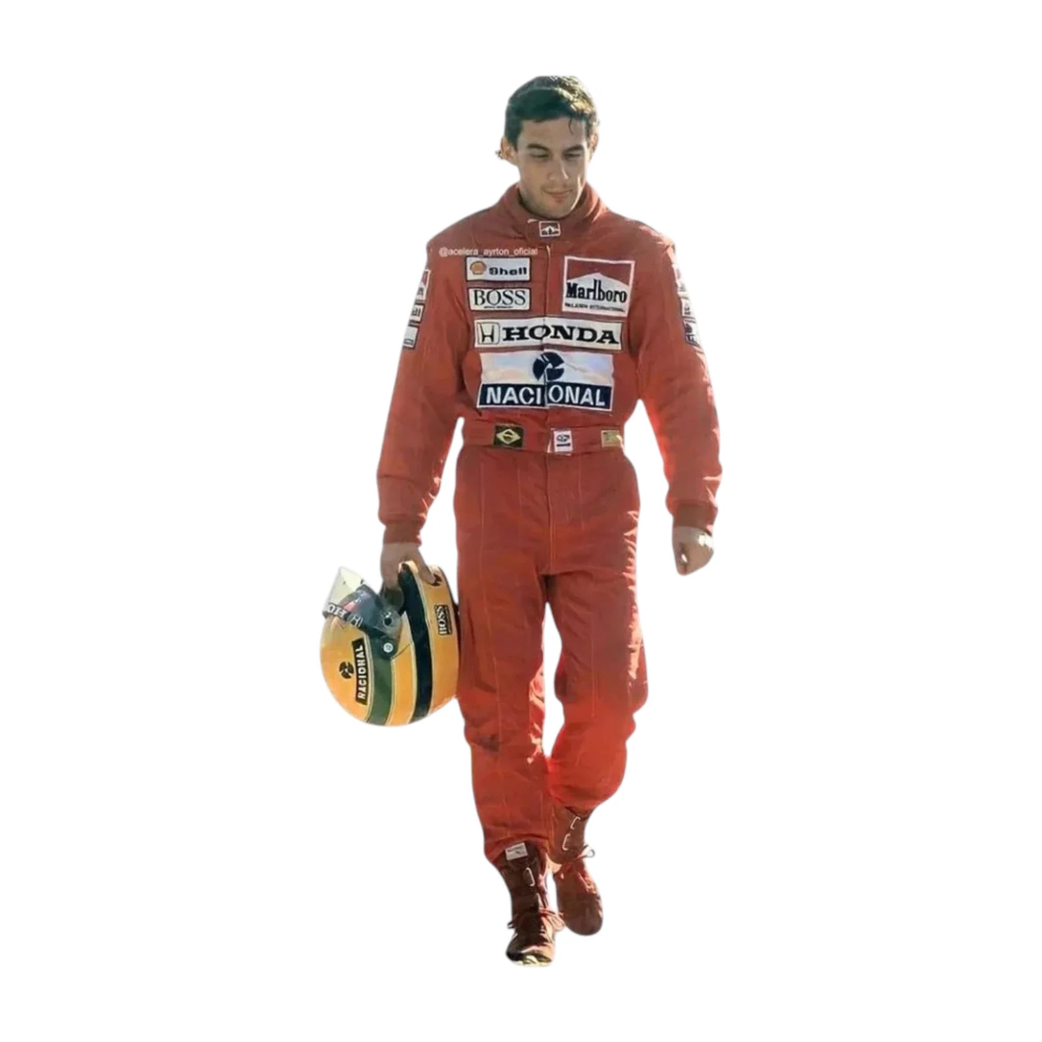 Ayrton Senna 1991 Mclaren F1 Racing Suit detail view 2 - Grand Flex Racewear