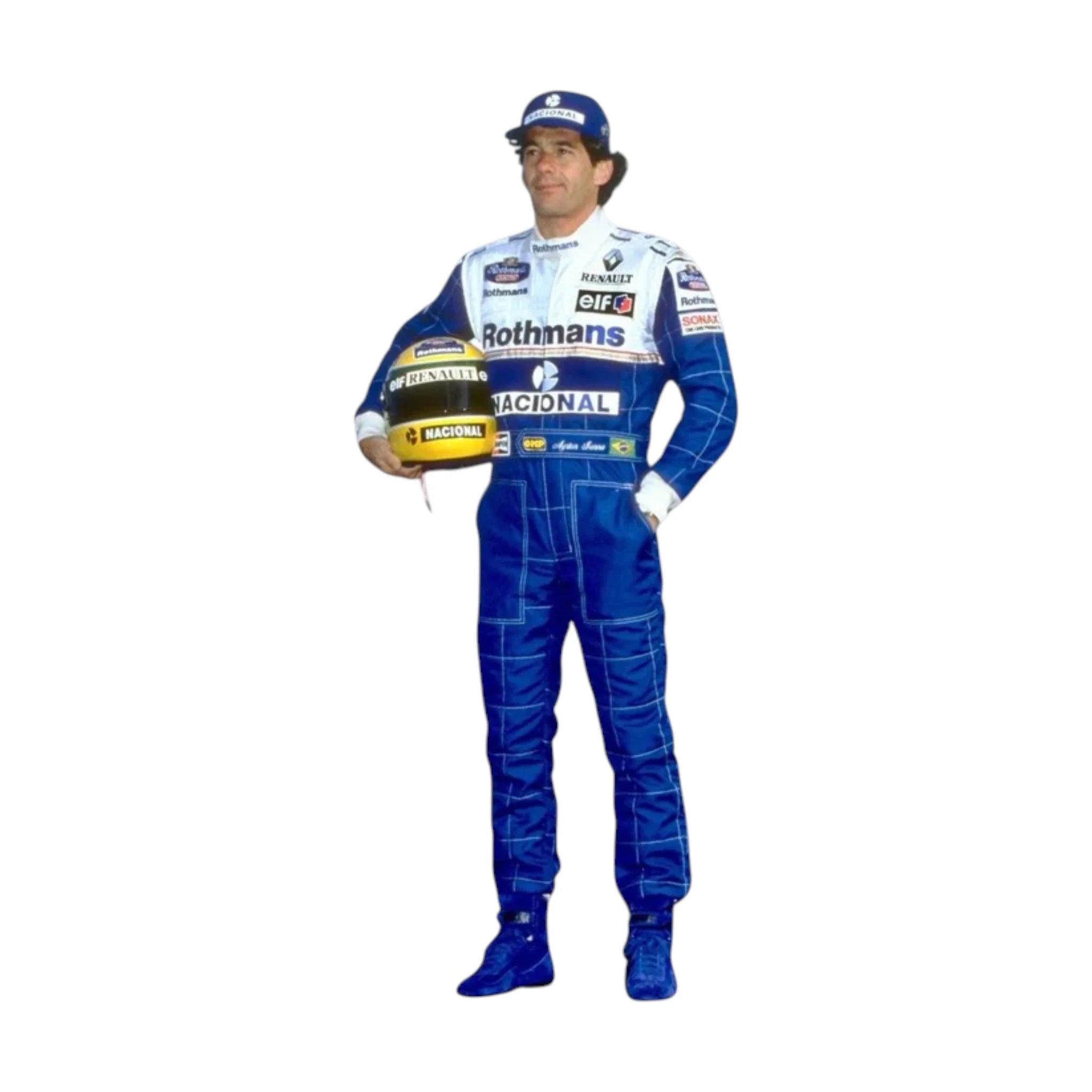 Ayrton Senna 1994 Williams F1 Racing Suit product view - Grand Flex Racewear