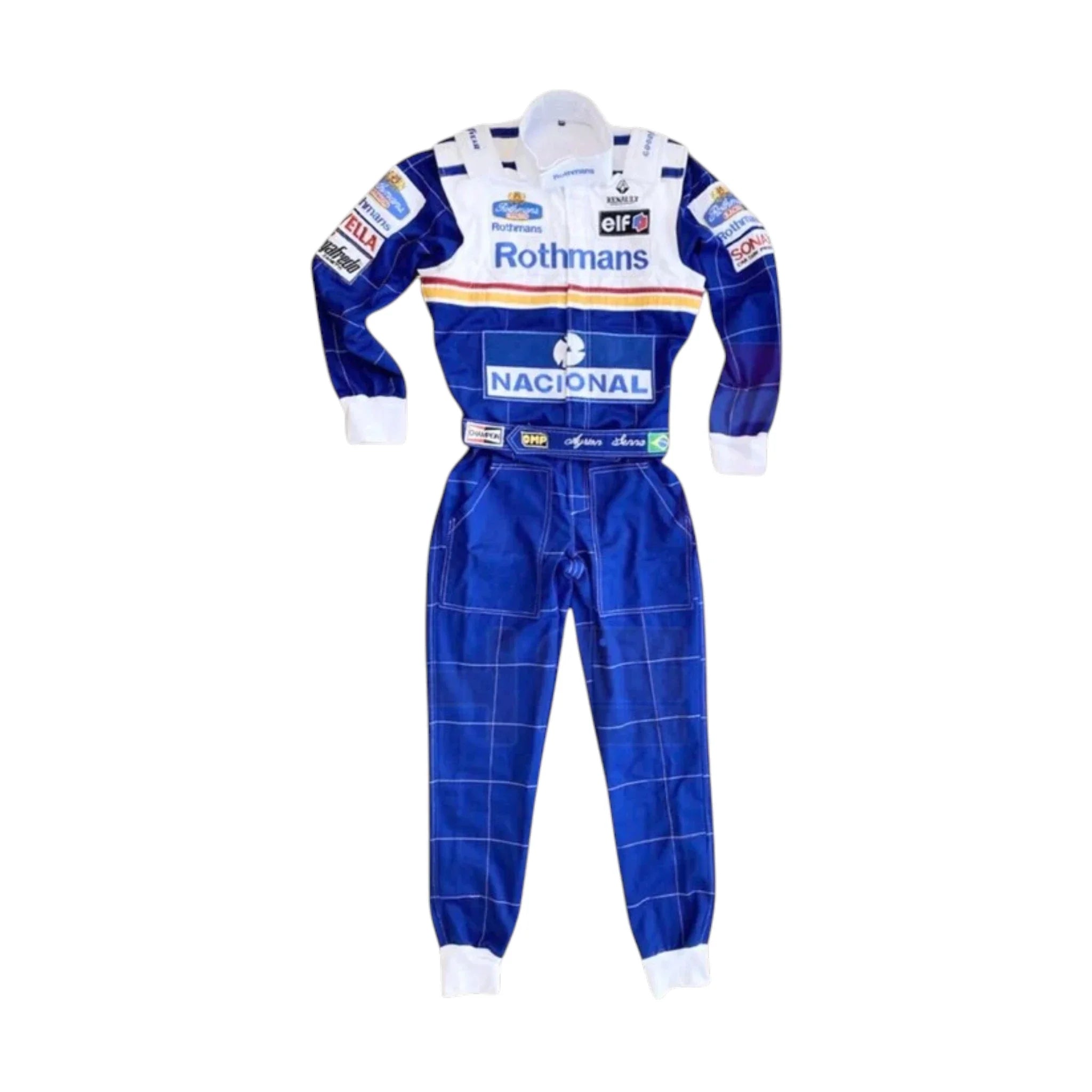 Ayrton Senna 1994 Williams F1 Racing Suit detail view 3 - Grand Flex Racewear
