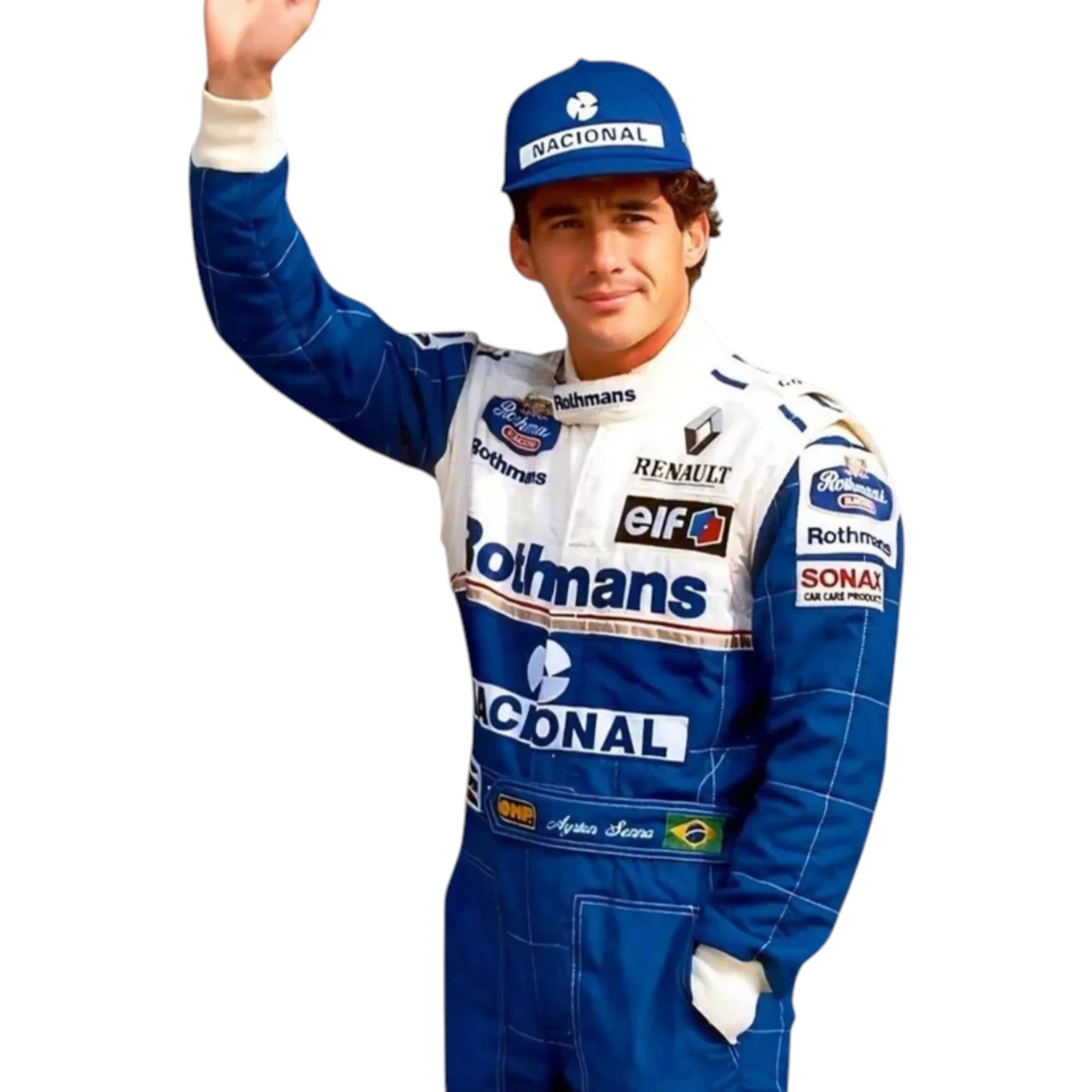Ayrton Senna 1994 Williams F1 Racing Suit detail view 5 - Grand Flex Racewear