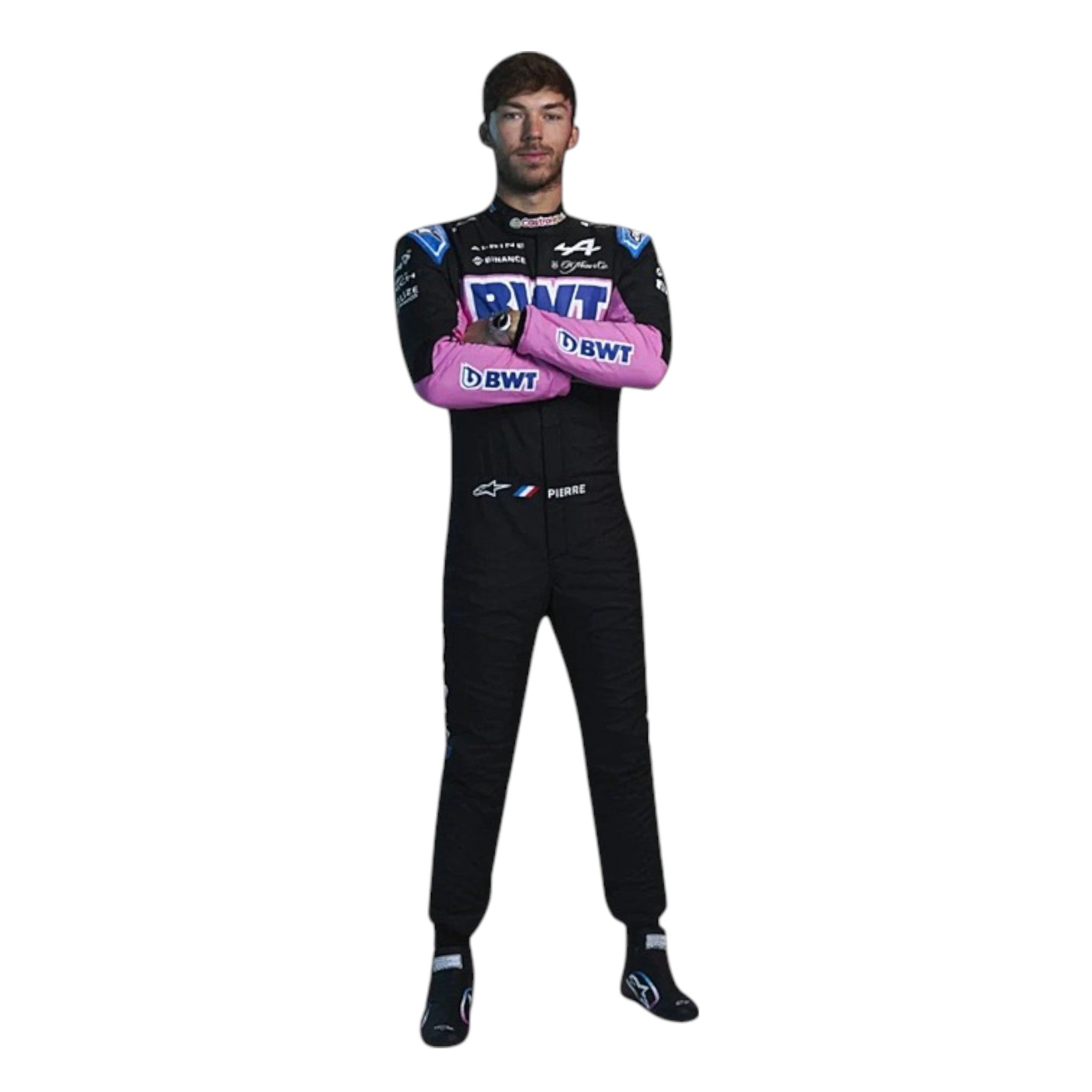 Pierre Gasly 2024 BWT Alpine F1 Race Suit detail view 4 - Grand Flex Racewear