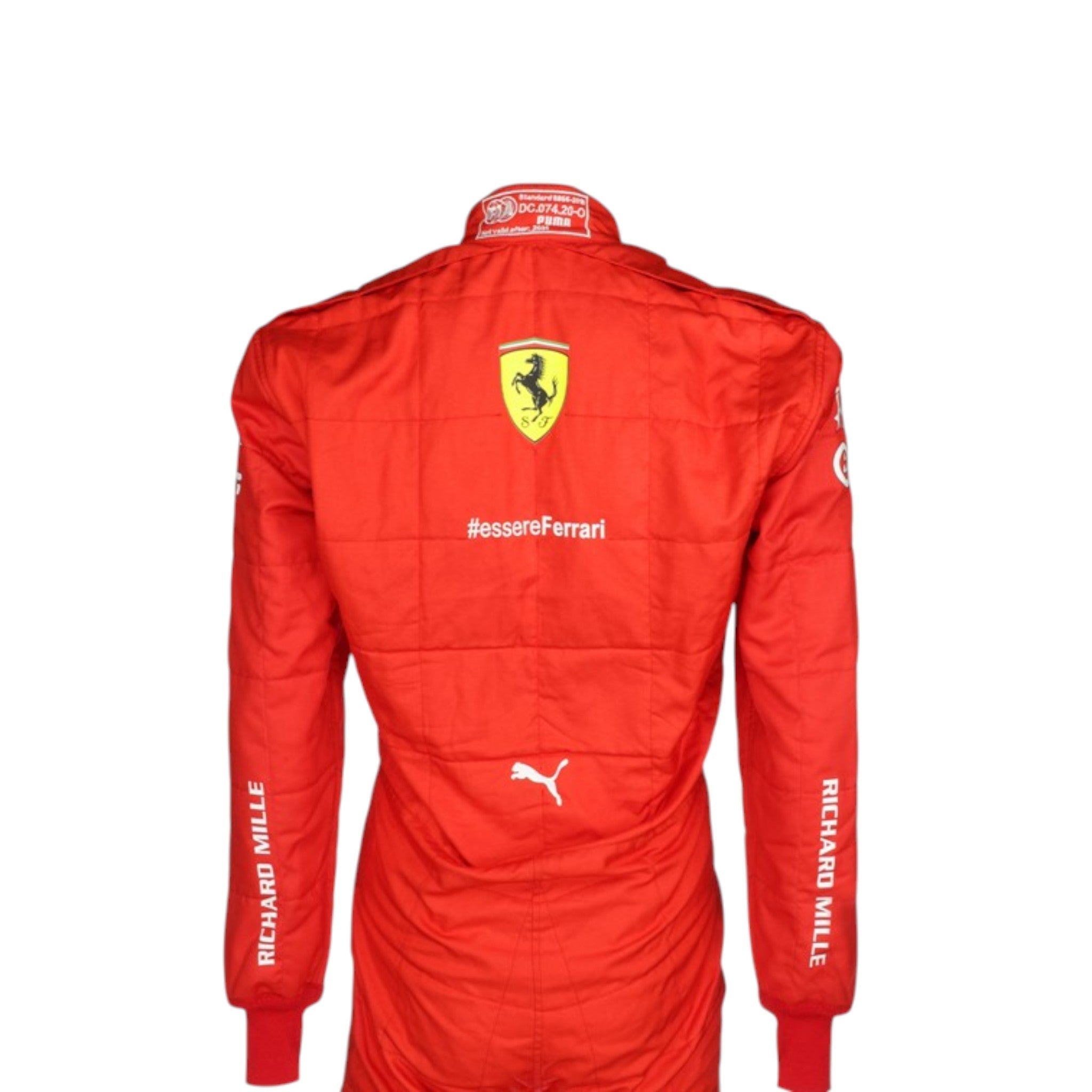 Carlos Sainz 2021 Ferrari F1 Race Suit detail view 3 - Grand Flex Racewear
