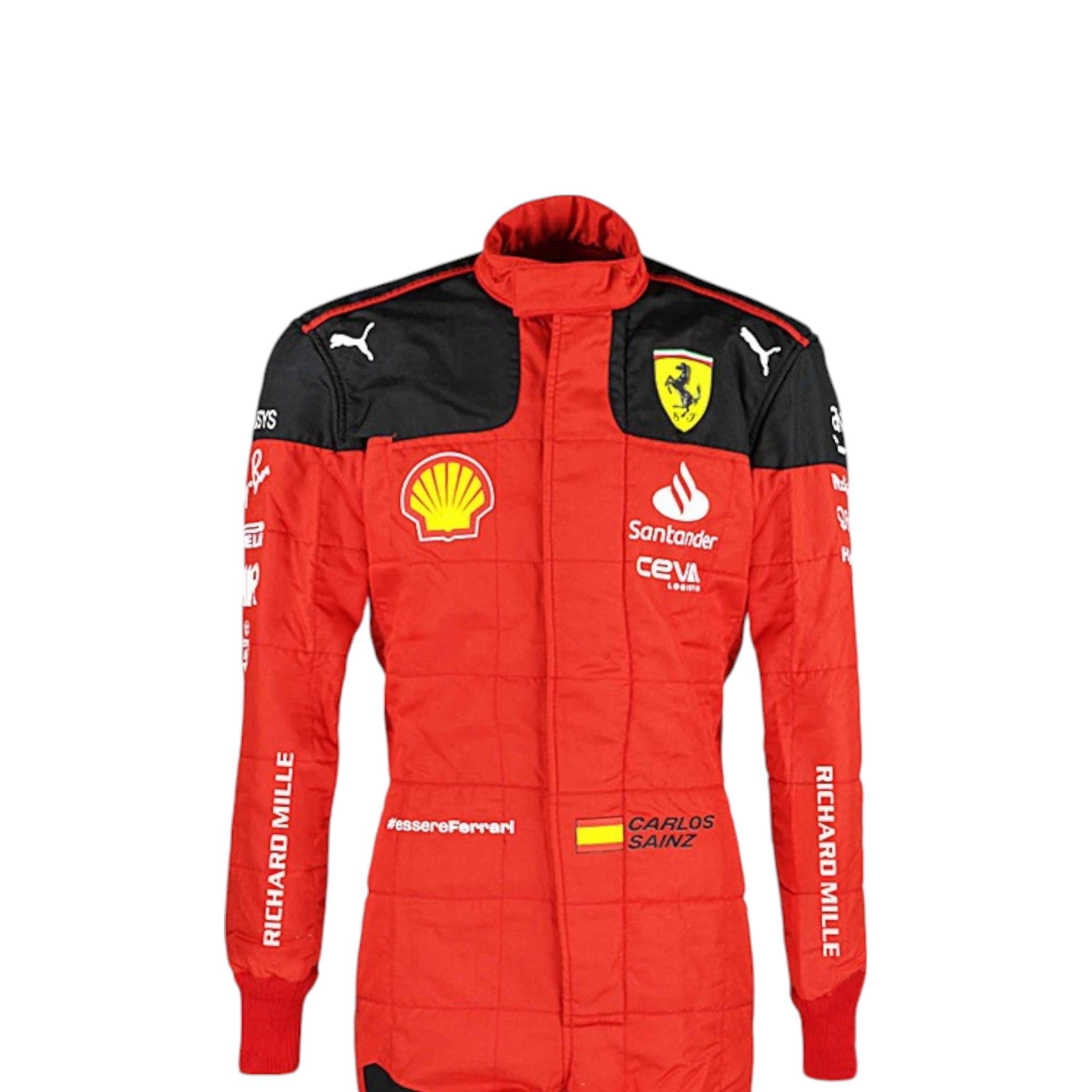 Carlos Sainz 2023 Ferrari F1 Race Suit detail view 4 - Grand Flex Racewear