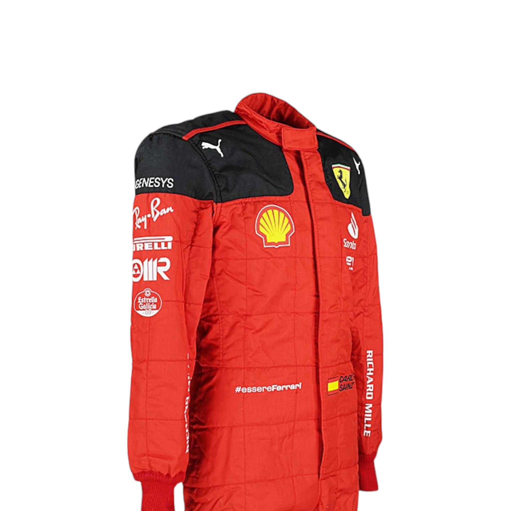 Carlos Sainz 2023 Ferrari F1 Race Suit detail view 5 - Grand Flex Racewear