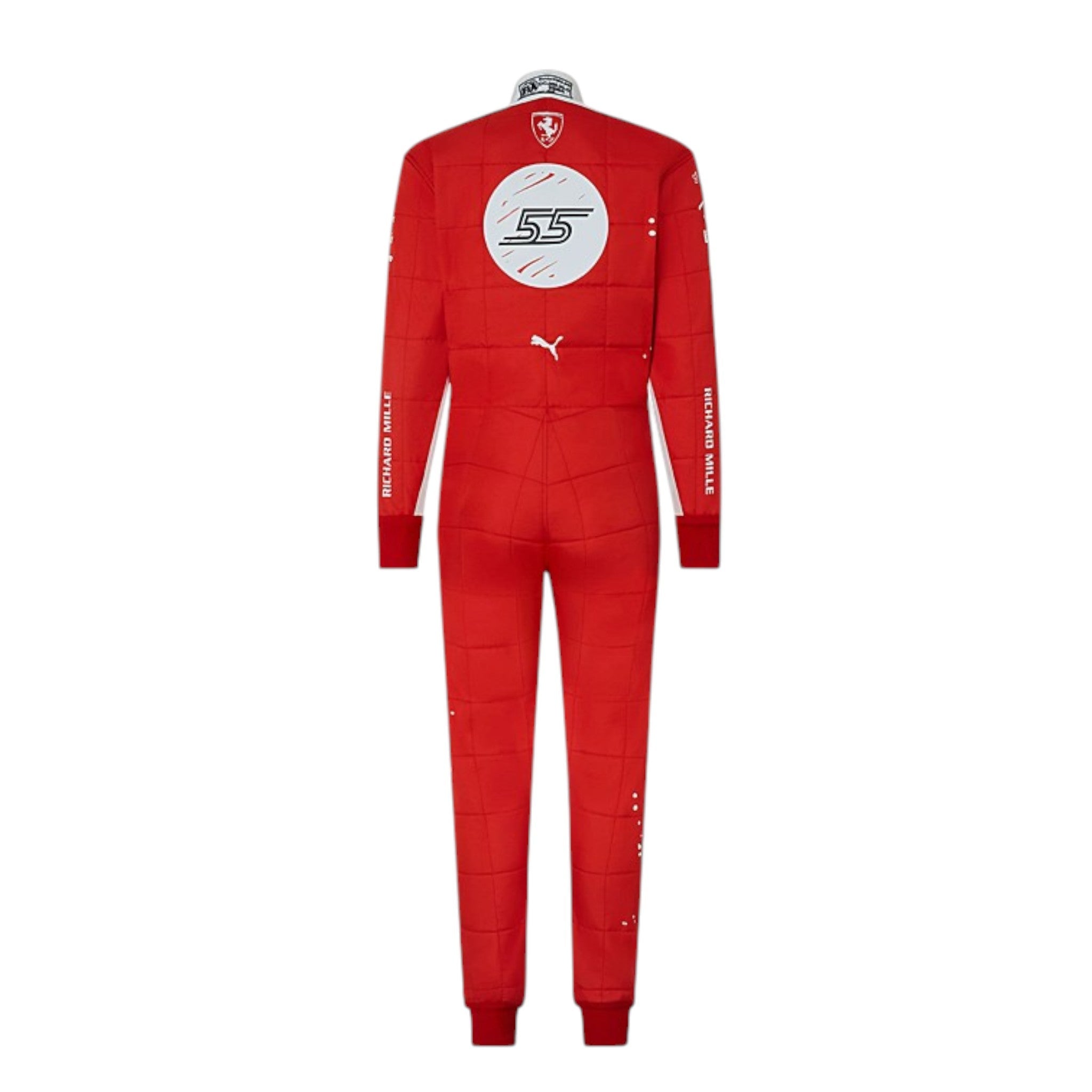 Carlos Sainz 2023 Ferrari (Las Vegas GP Special Edition) F1 Race Suit detail view 3 - Grand Flex Racewear
