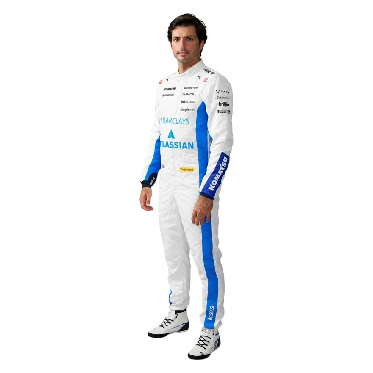 Carlos Sainz 2026 Williams F1 Race Suit product view - Grand Flex Racewear