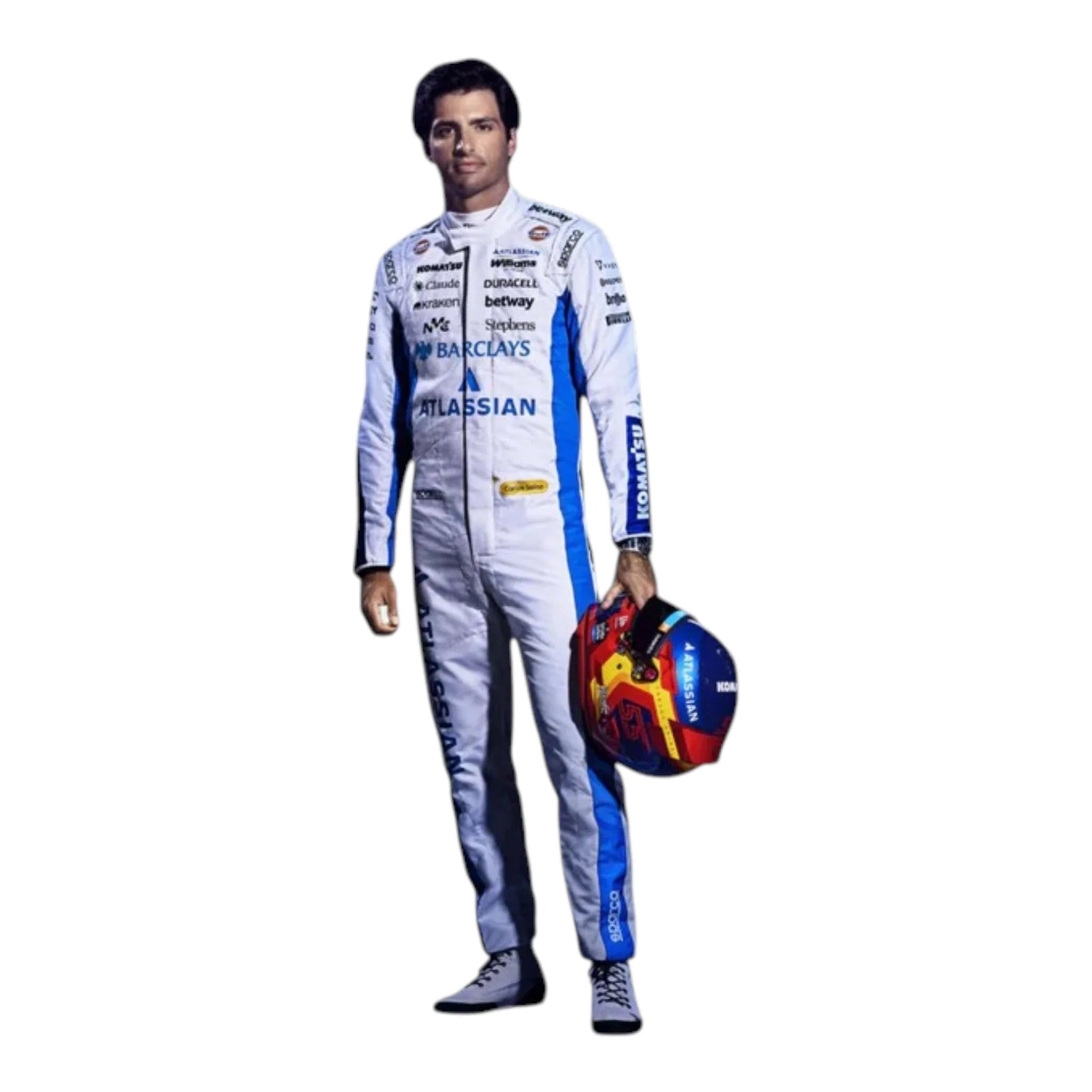 Carlos Sainz 2026 Williams F1 Race Suit detail view 2 - Grand Flex Racewear