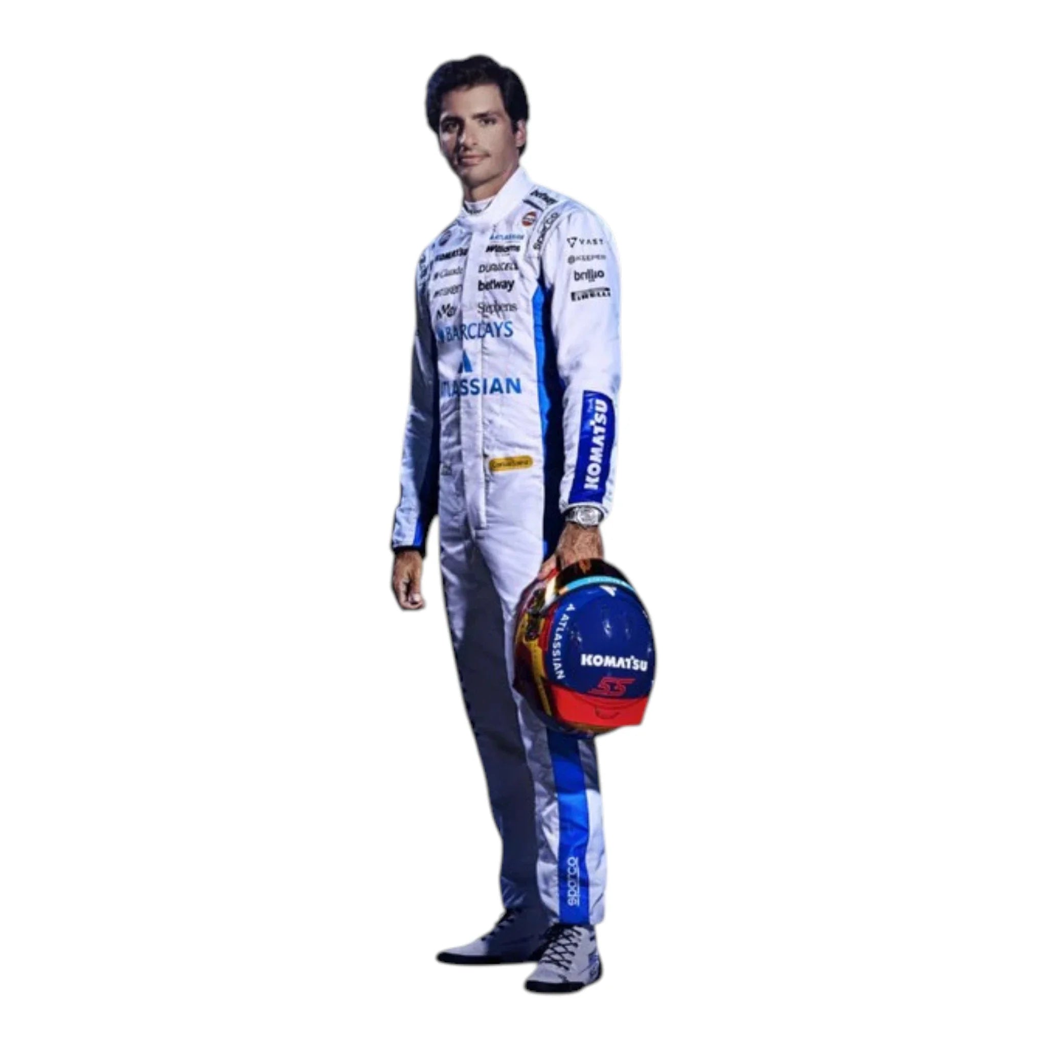 Carlos Sainz 2026 Williams F1 Race Suit detail view 4 - Grand Flex Racewear