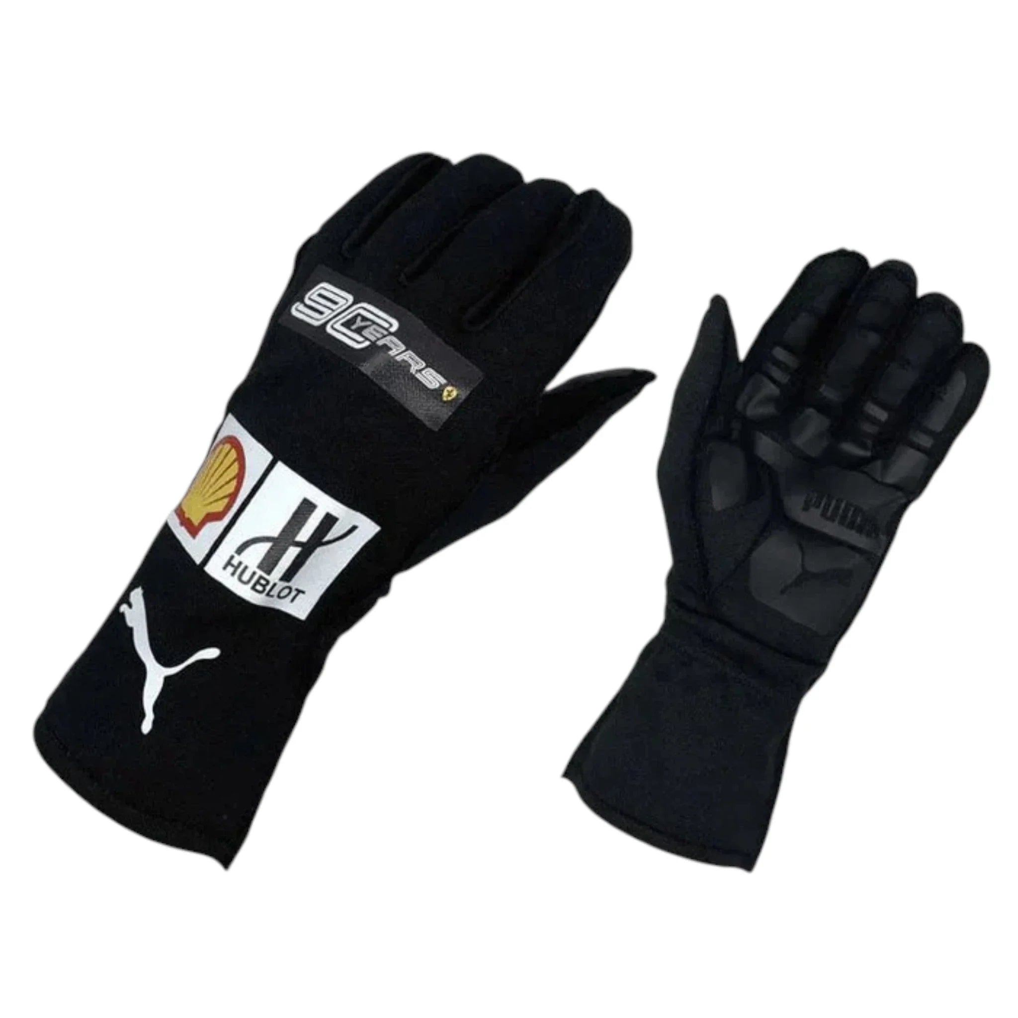 Charles Leclerc 2019 Ferrari F1 Racing Gloves detail view 3 - Grand Flex Racewear