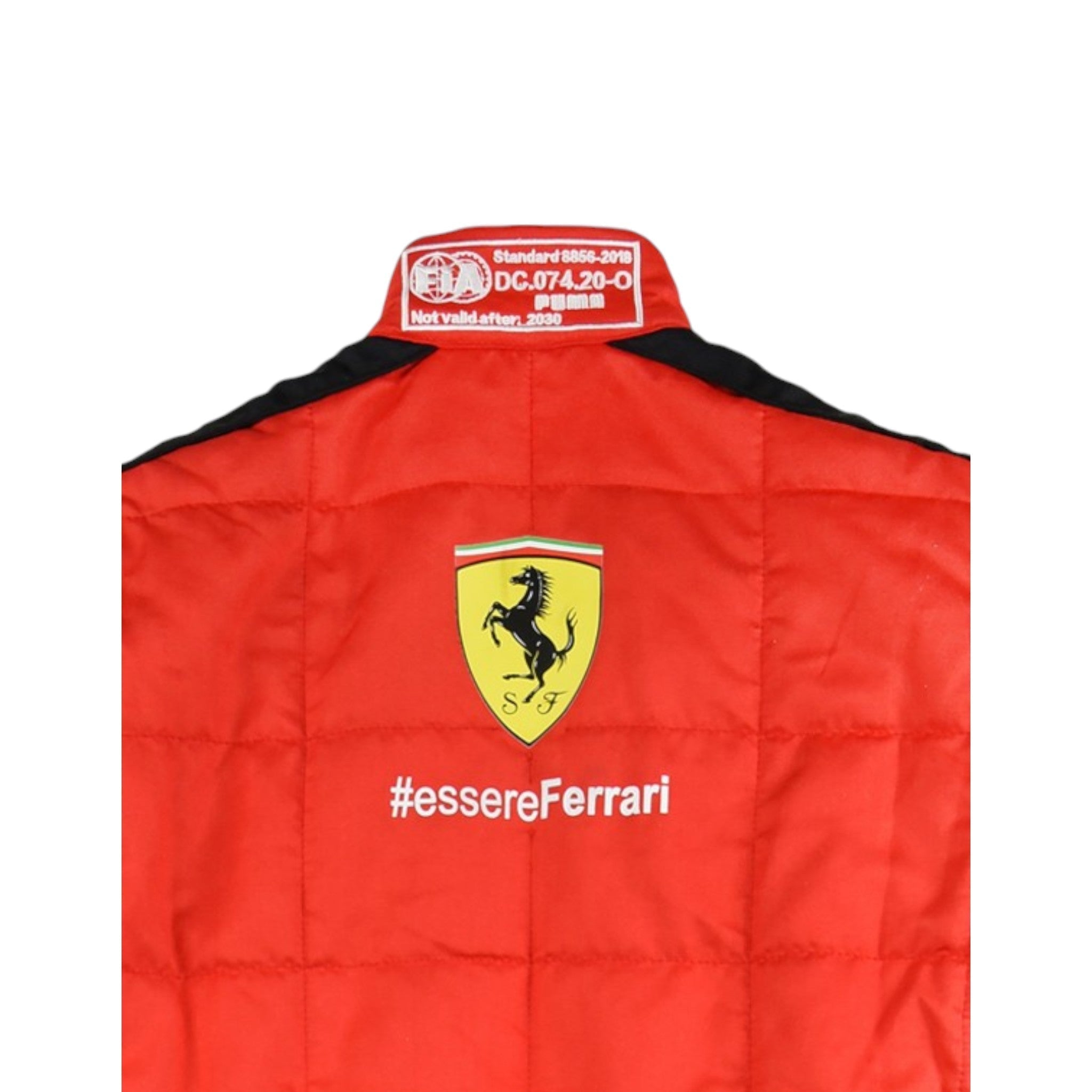 Charles Leclerc 2020 Ferrari F1 Race Suit detail view 6 - Grand Flex Racewear