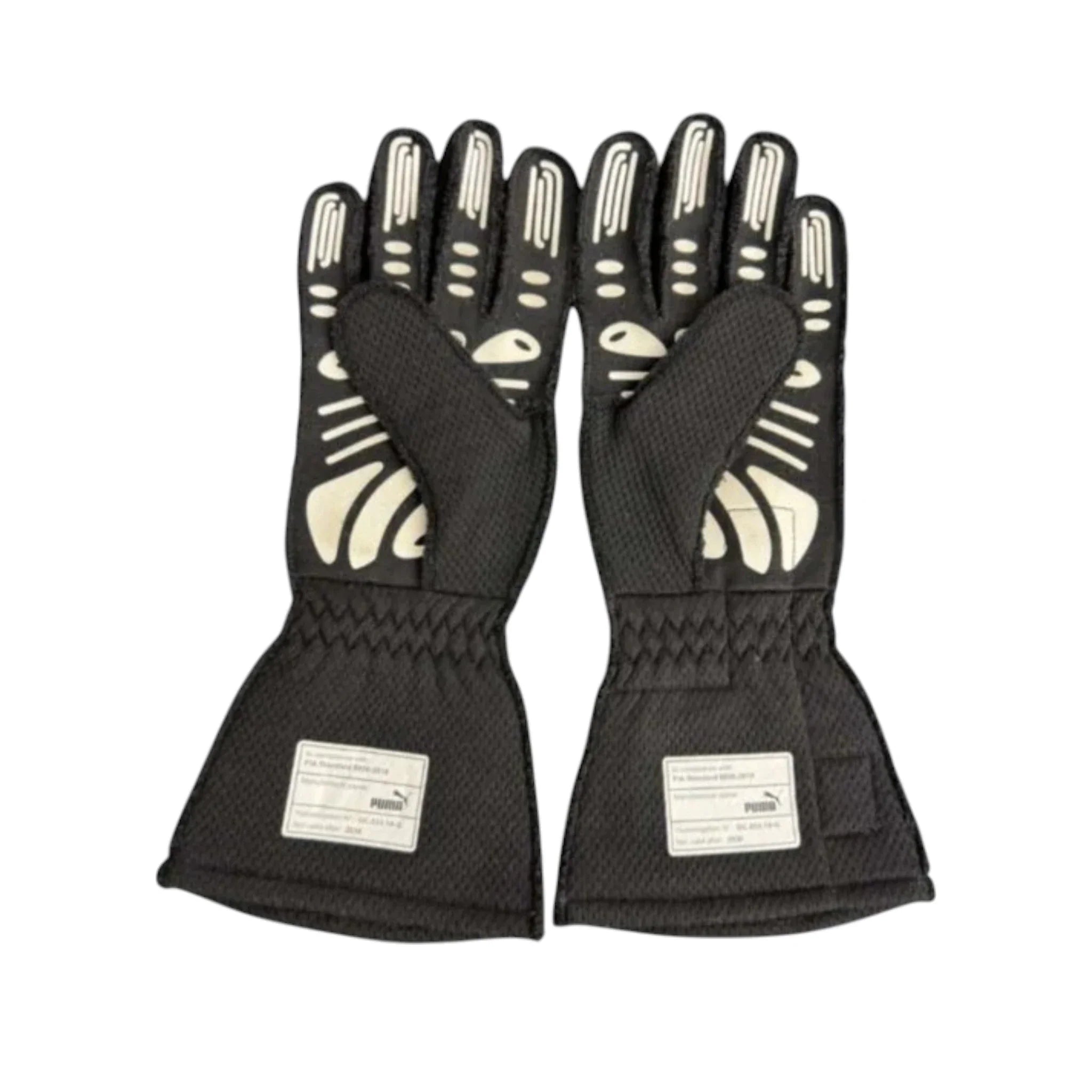 Charles Leclerc 2020 Ferrari F1 Racing Gloves detail view 2 - Grand Flex Racewear