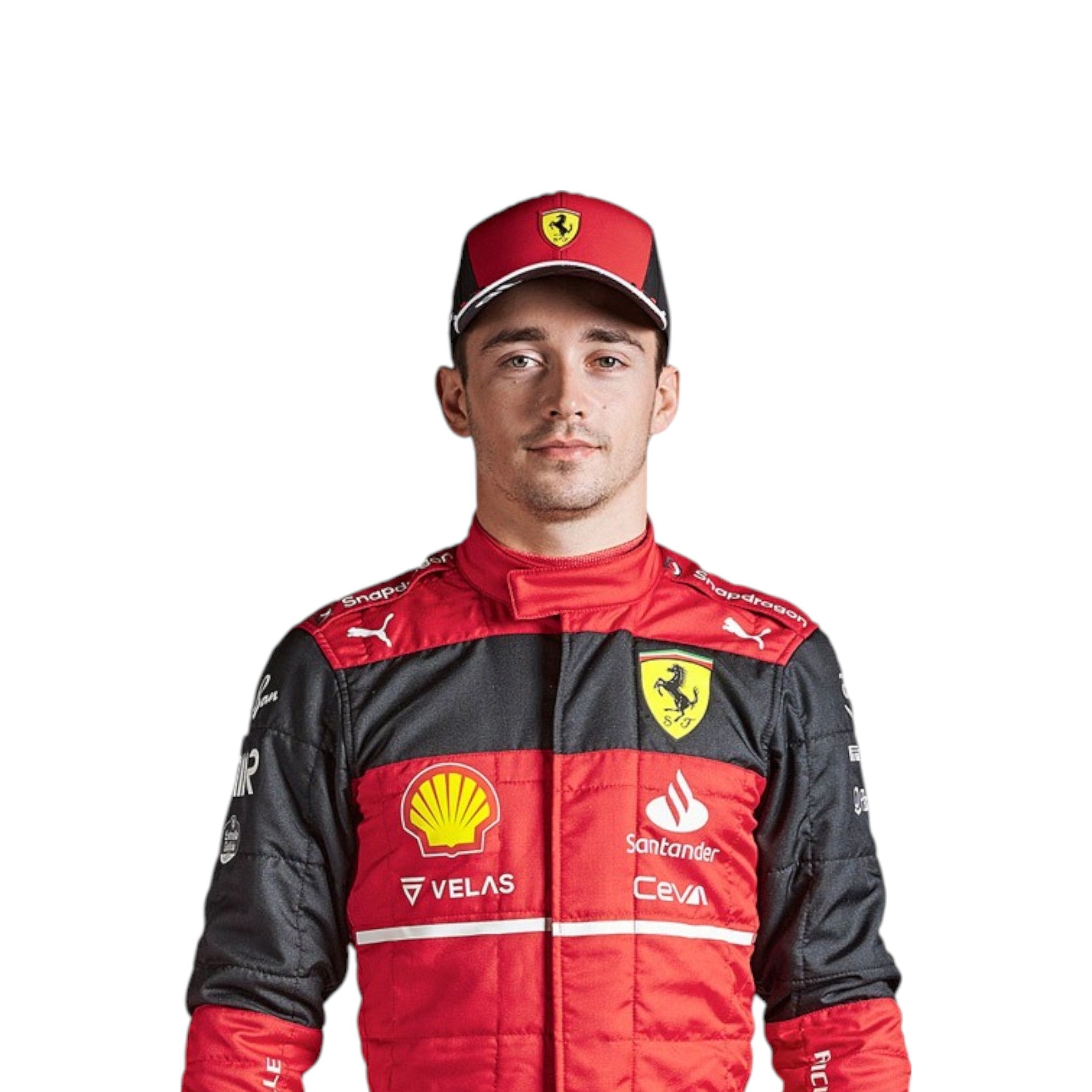 Charles Leclerc 2022 Ferrari F1 Race Suit product view - Grand Flex Racewear