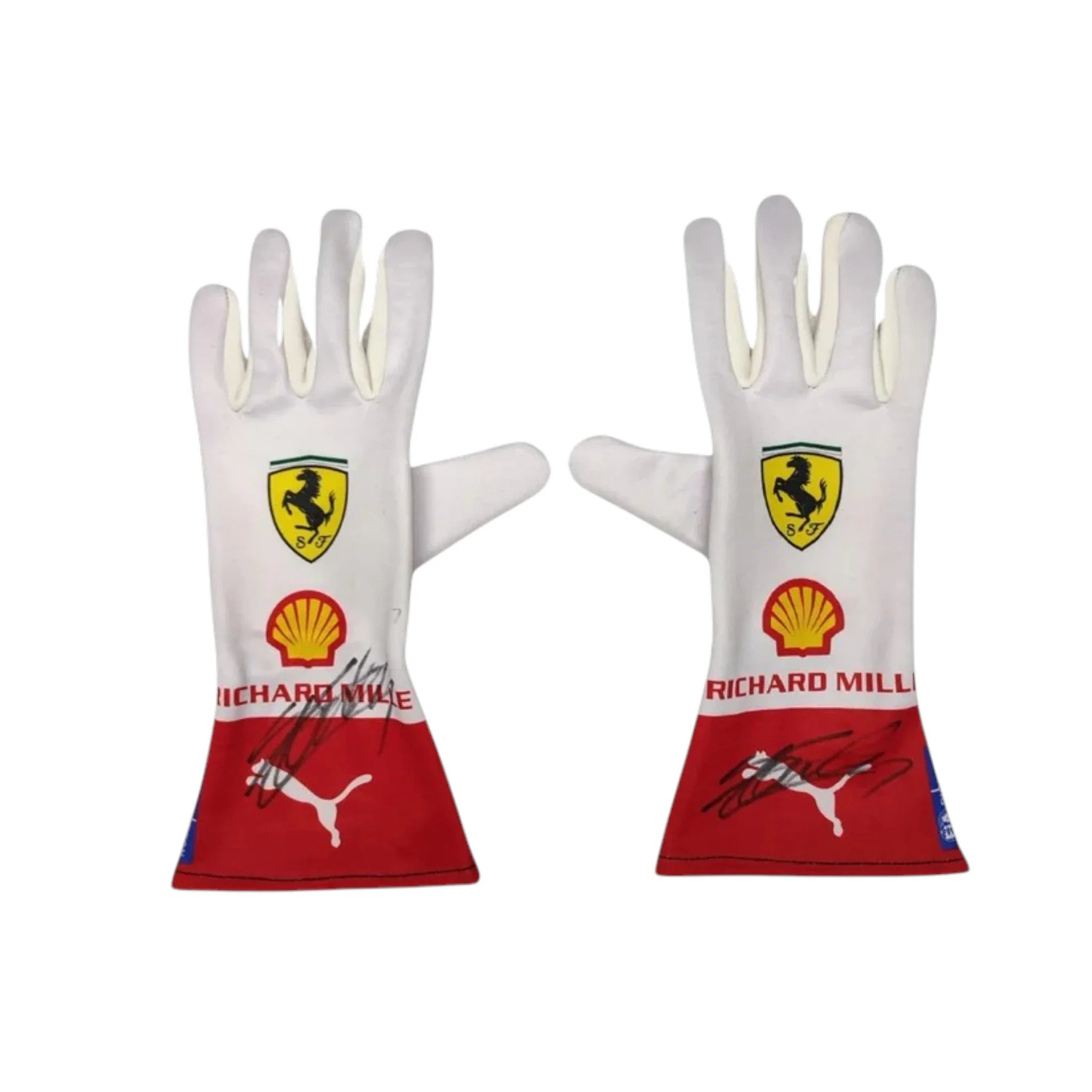 Charles Leclerc 2023 Ferrari Monaco GP F1 Racing Gloves product view - Grand Flex Racewear