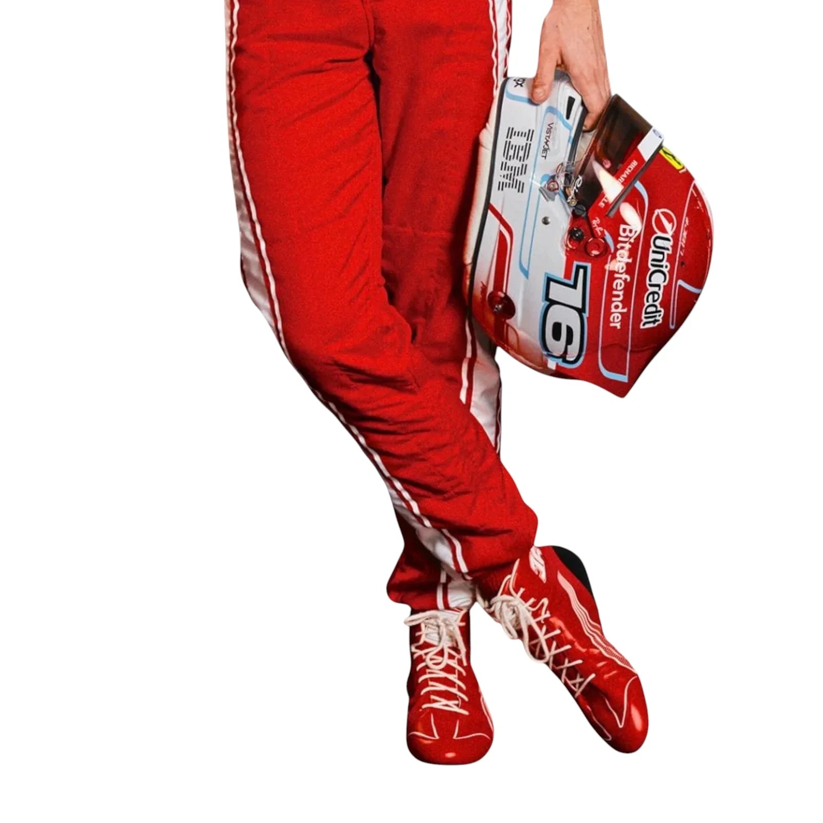 Charles Leclerc 2026 Ferrari F1 Race Suit detail view 4 - Grand Flex Racewear