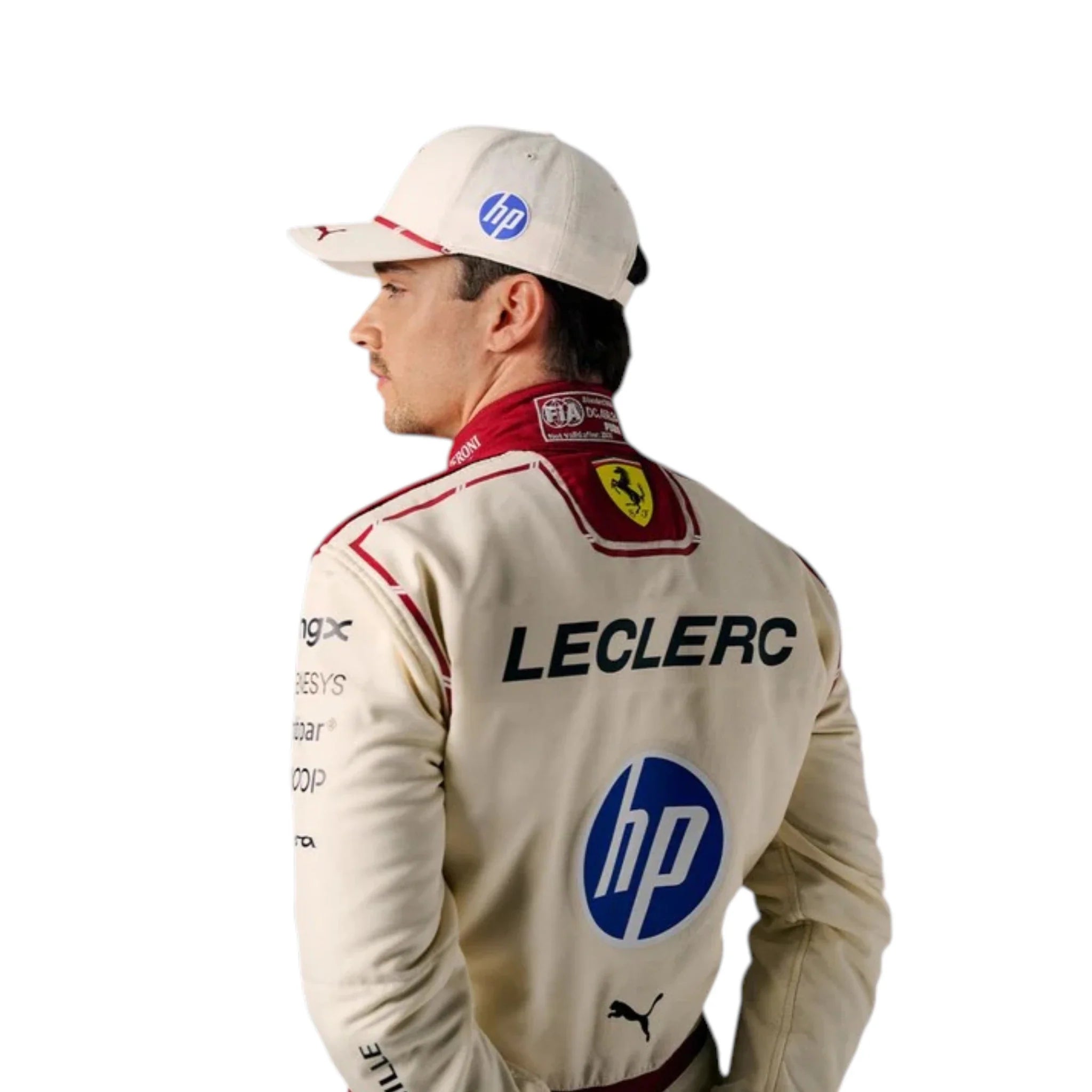 Charles Leclerc 2026 Ferrari Monaco GP F1 Race Suit detail view 2 - Grand Flex Racewear
