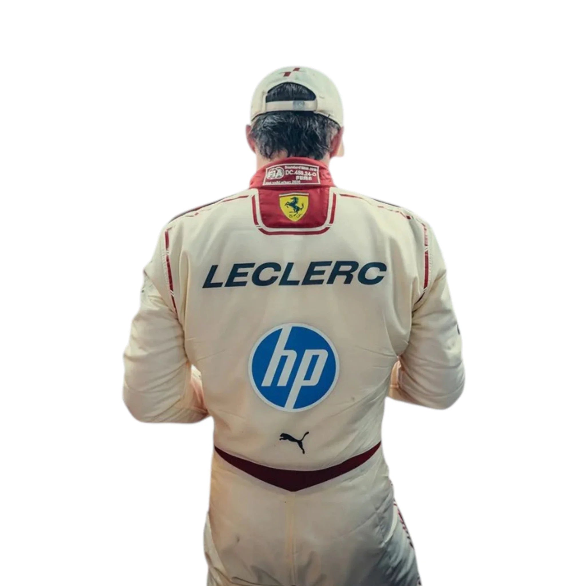 Charles Leclerc 2026 Ferrari Monaco GP F1 Race Suit detail view 3 - Grand Flex Racewear