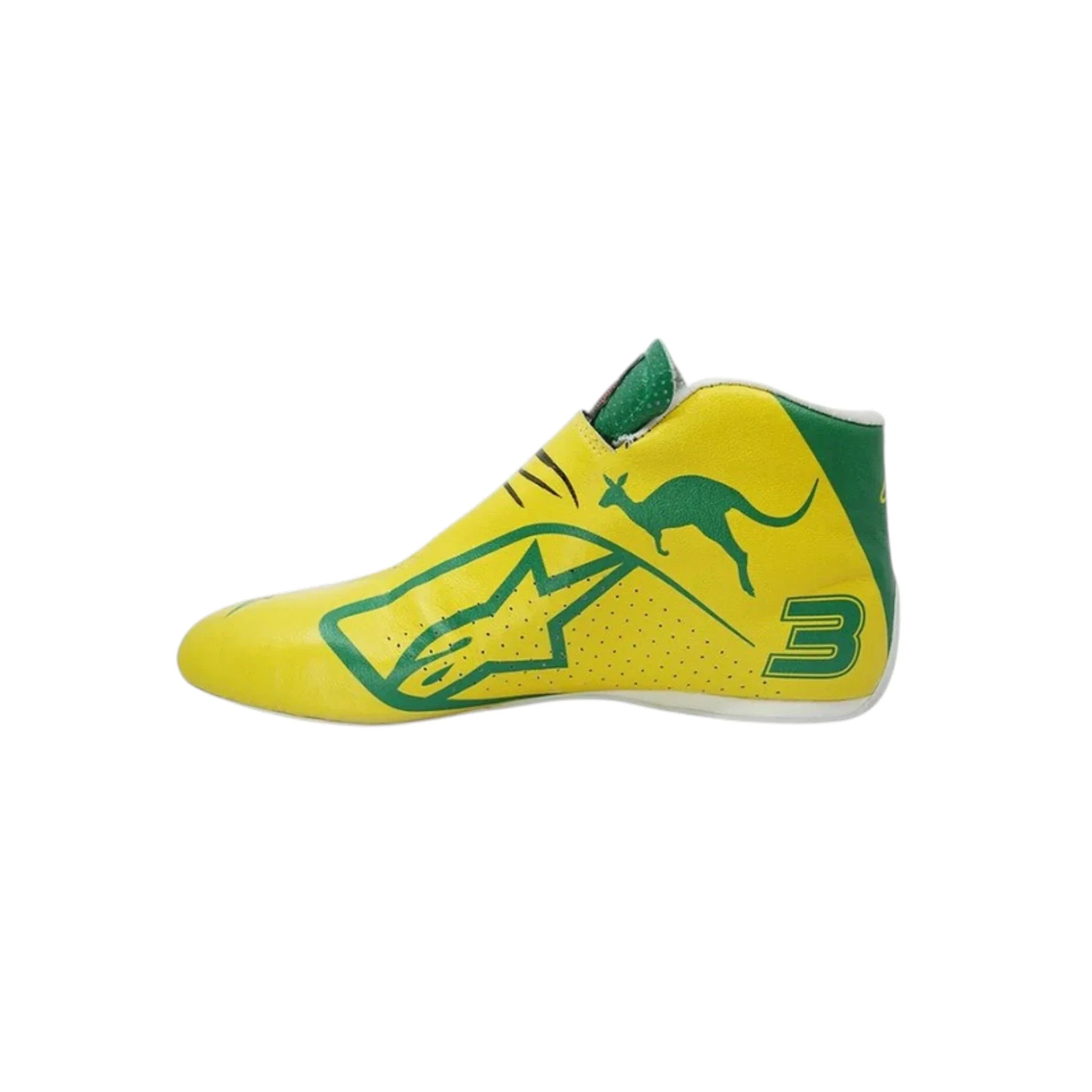 Daniel Ricciardo 2019 Renault Australian GP F1 Racing Shoes detail view 2 - Grand Flex Racewear