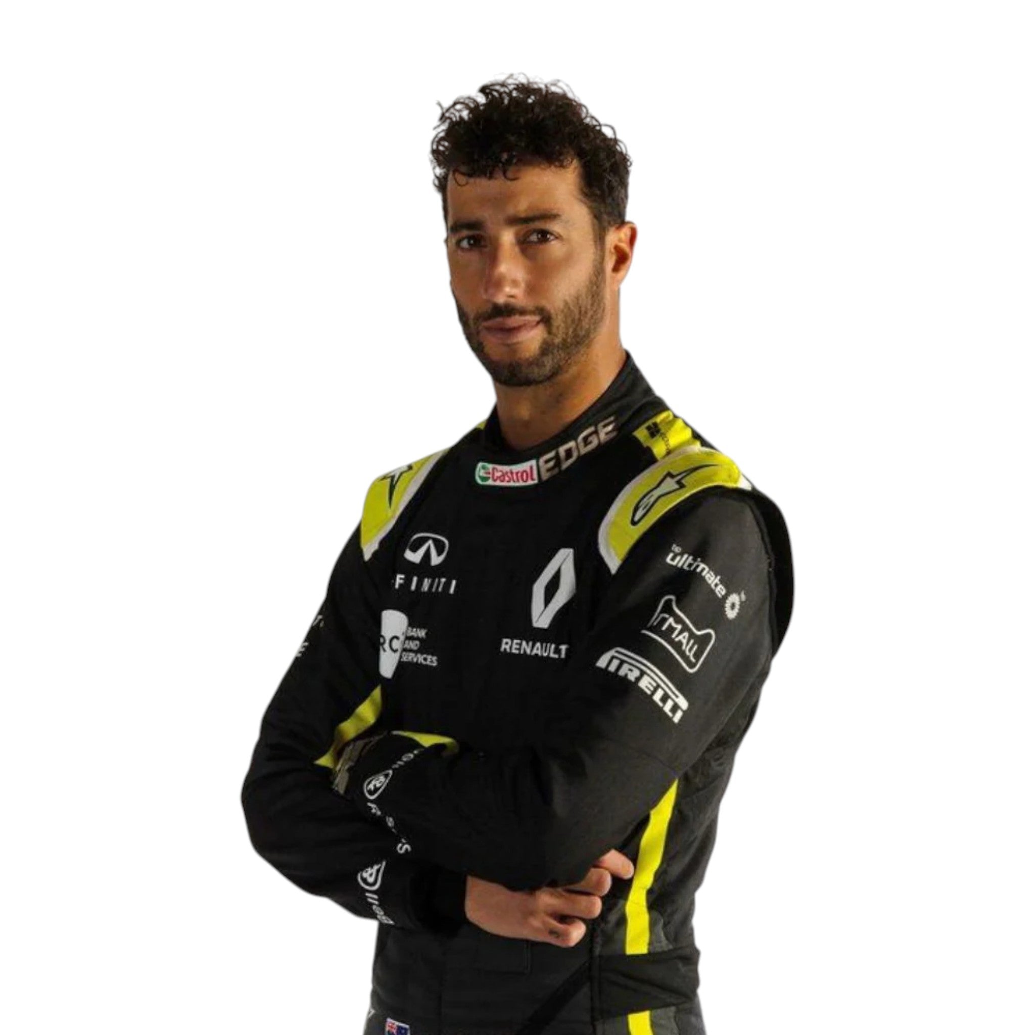 Daniel Ricciardo 2020 Renault F1 Race Suit detail view 3 - Grand Flex Racewear