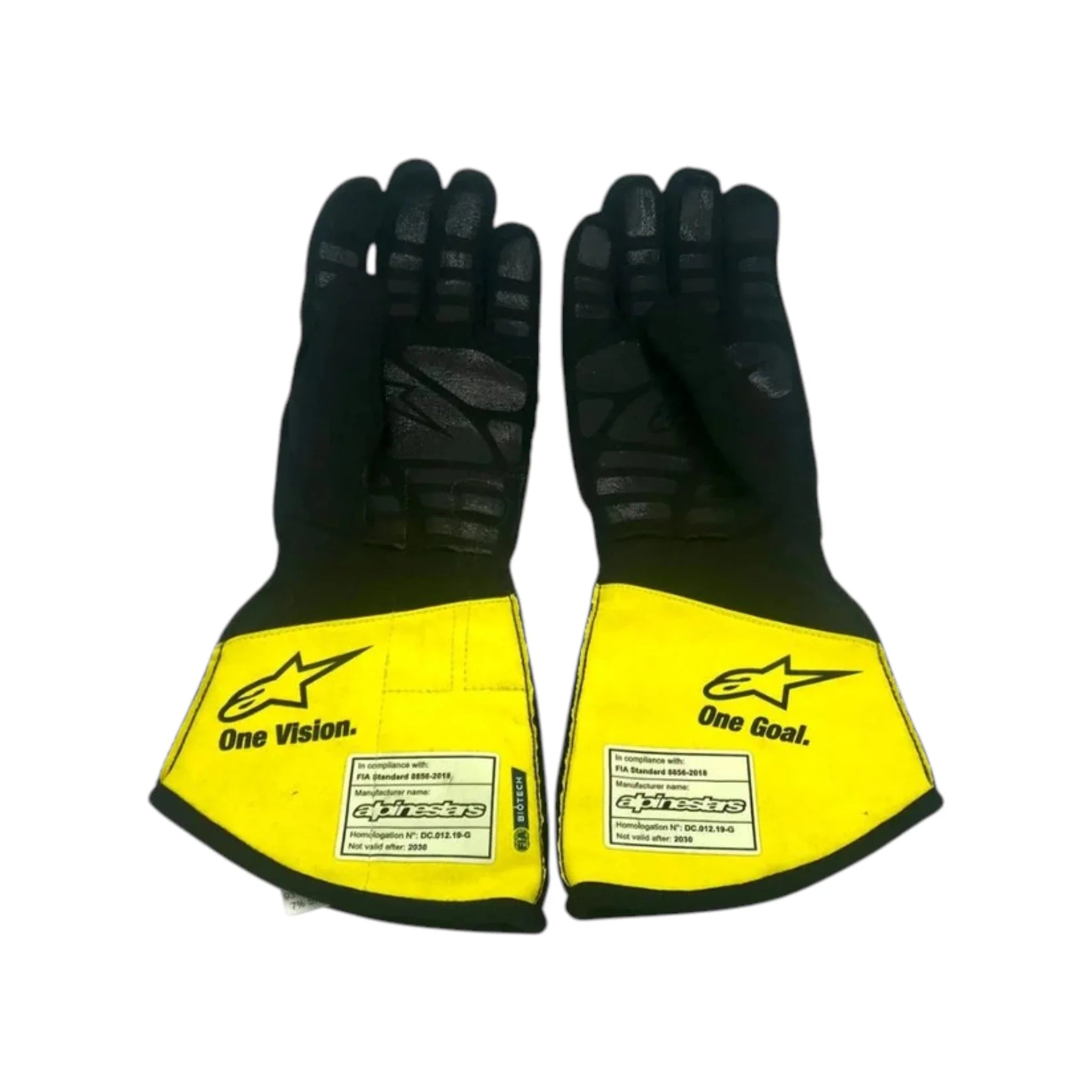 Daniel Ricciardo 2020 Renault F1 Racing Gloves detail view 2 - Grand Flex Racewear
